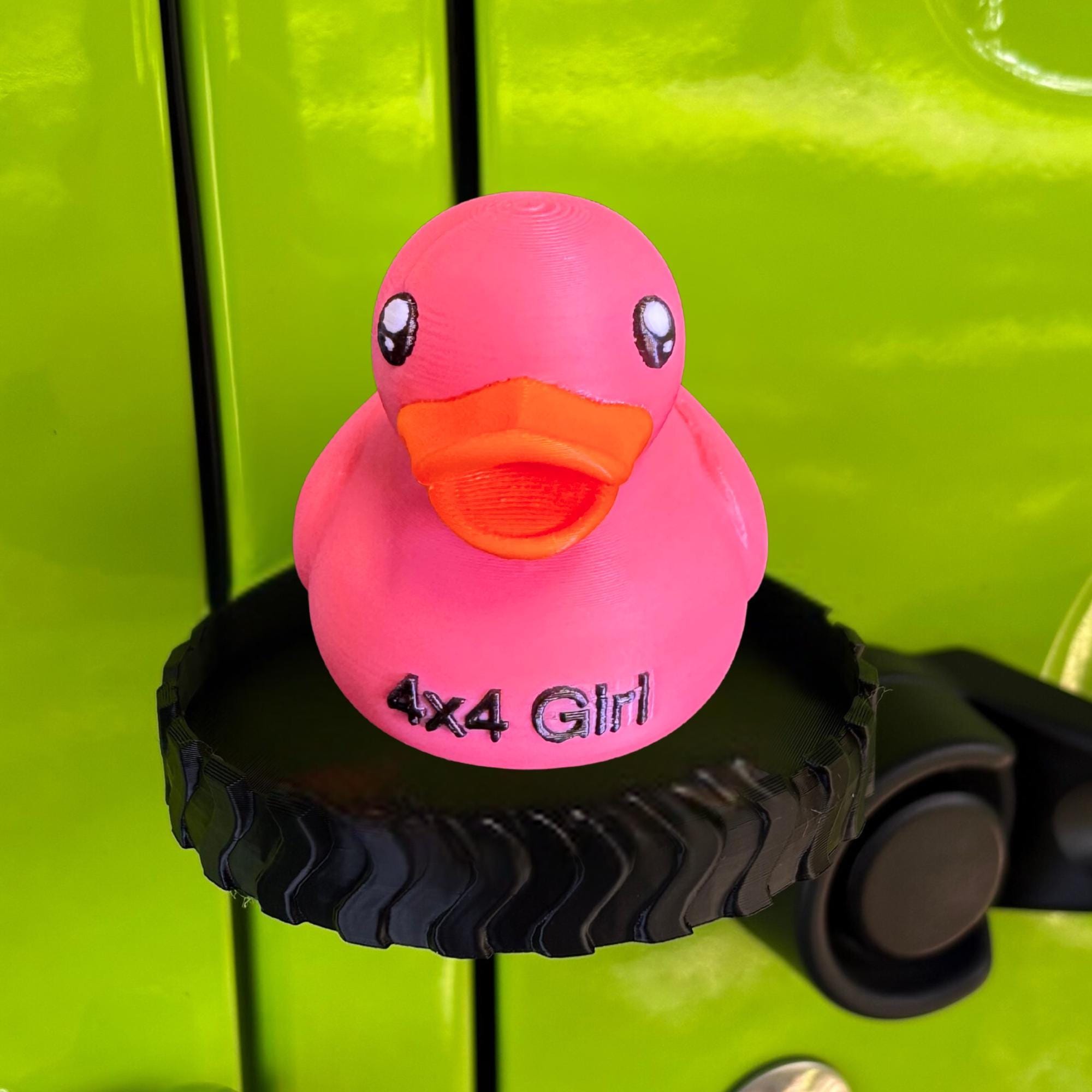 4x4-jeep Ducking Tradition Custom Duck Dashboard Accessory Vehicle Decoration Personalized Gift Offroad Enthusiast Trail Companion Cruise