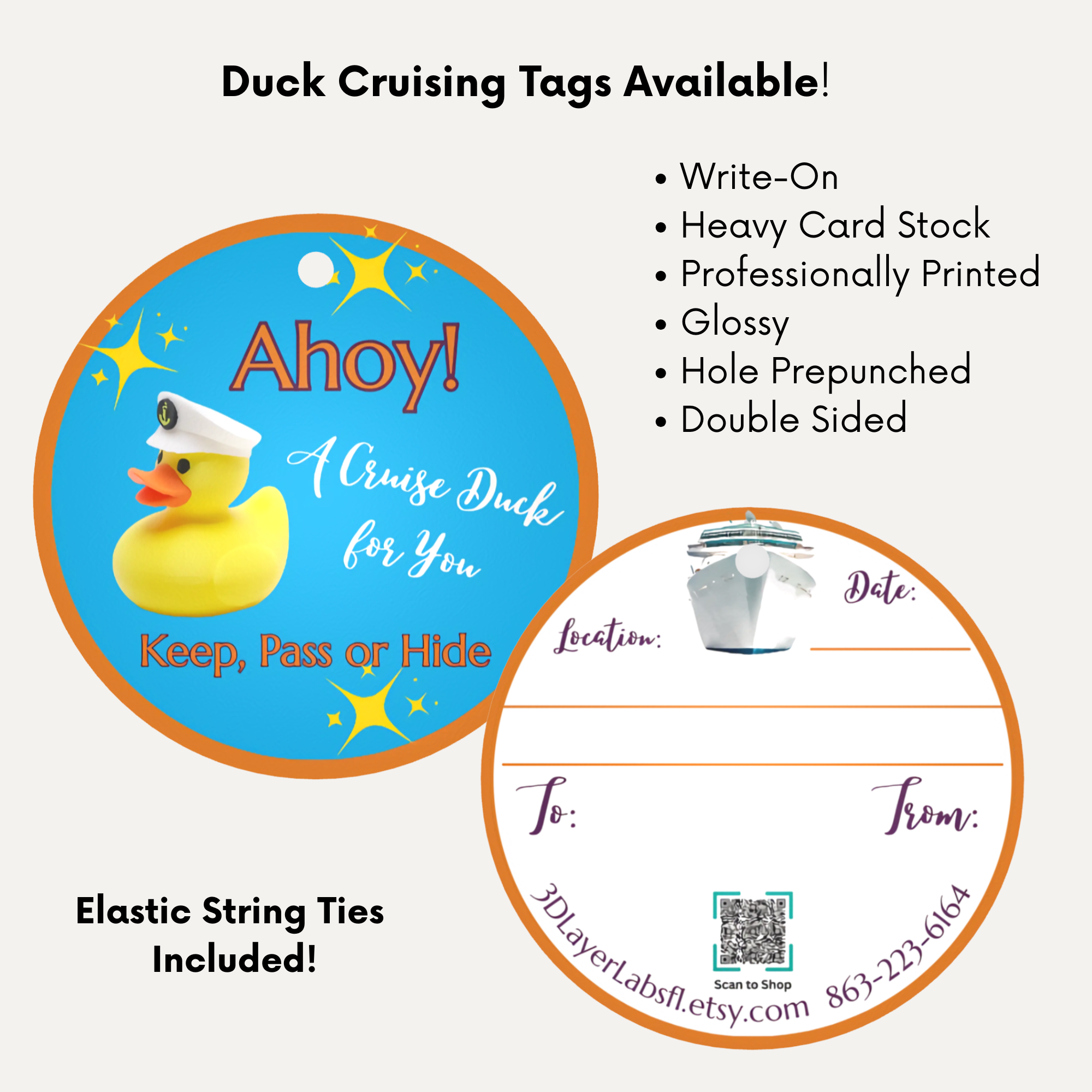 Alaska Cruise Duck Kit | 6 Wilderness-Themed Ducks, Hide & Seek Game & Vacation Souvenir