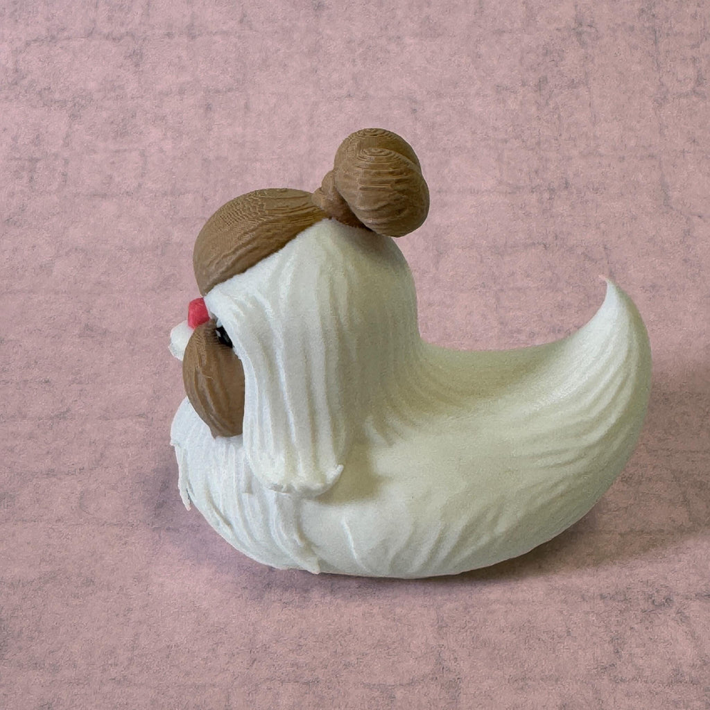 Shih Tzu Duck Cruise Gift Idea Present Vacation Surprise Toy Novelty Hide Seek Game Fun Travel Cabin Accessory Decoration Ship Dog Duck Gift