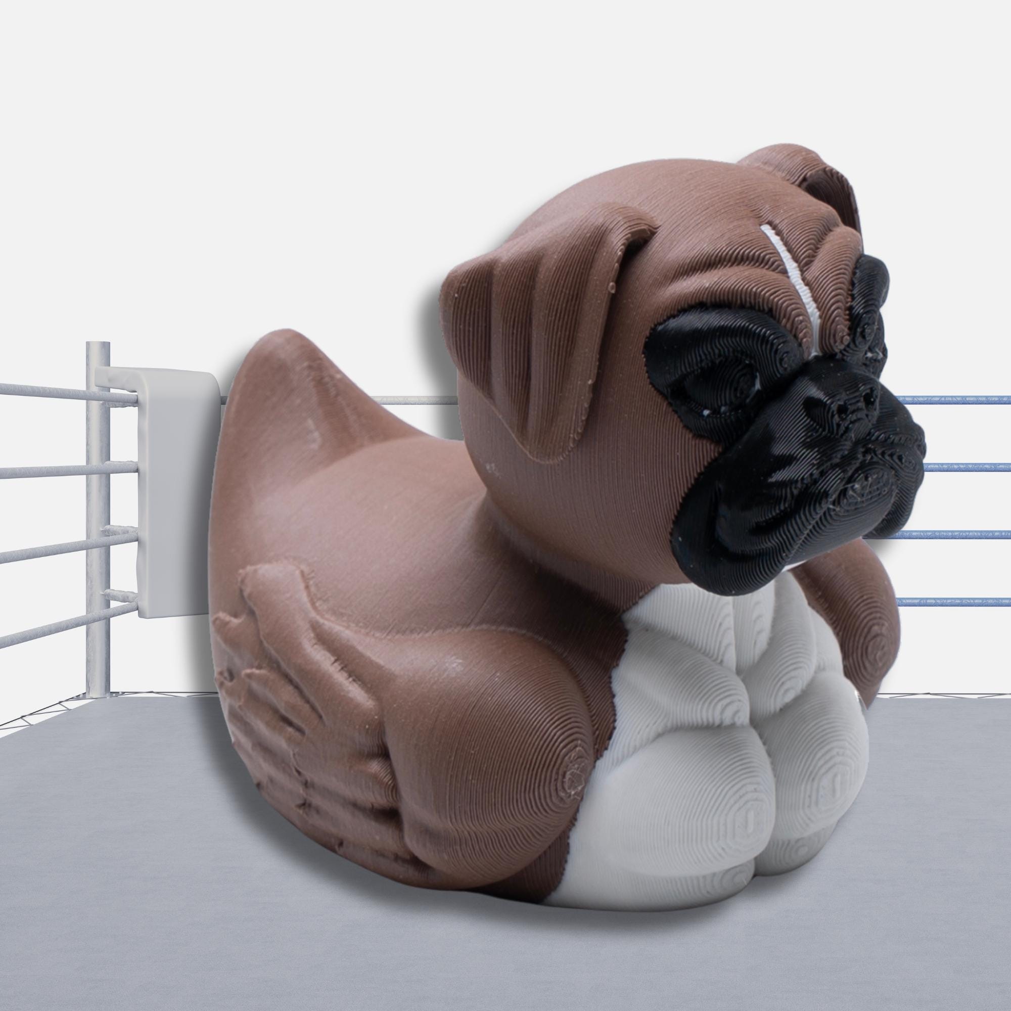Boxer Cruise Duck Hide Seek Game Gift Dog Lover 4x4 Ducking Ship Travel Souvenir Birthday Present Cake Topper Vacation Surprise Her Gift