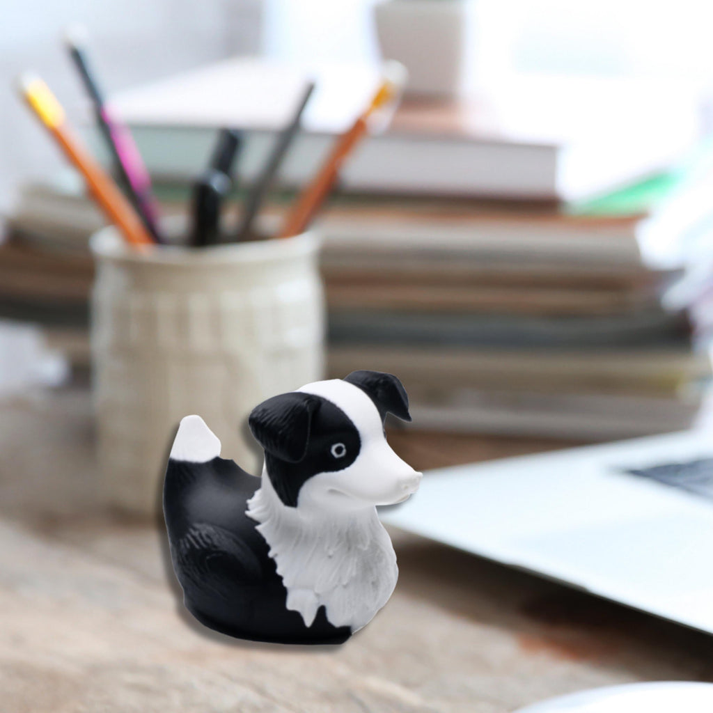 Border Collie Duck Duck Tradition Vehicle Ducking Cruise Gift Idea Dashboard Decoration Dog Accessory Trail Riding Cowboy Themed Country Toy Farm