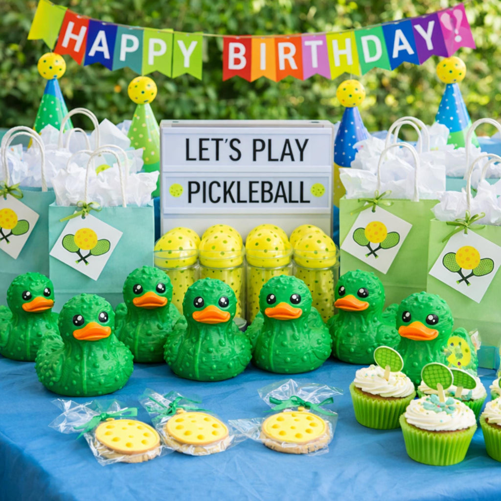 Pickleball Duck | Cruise Hide & Seek Gift, Pickleball Party Favor & Collectible Novelty