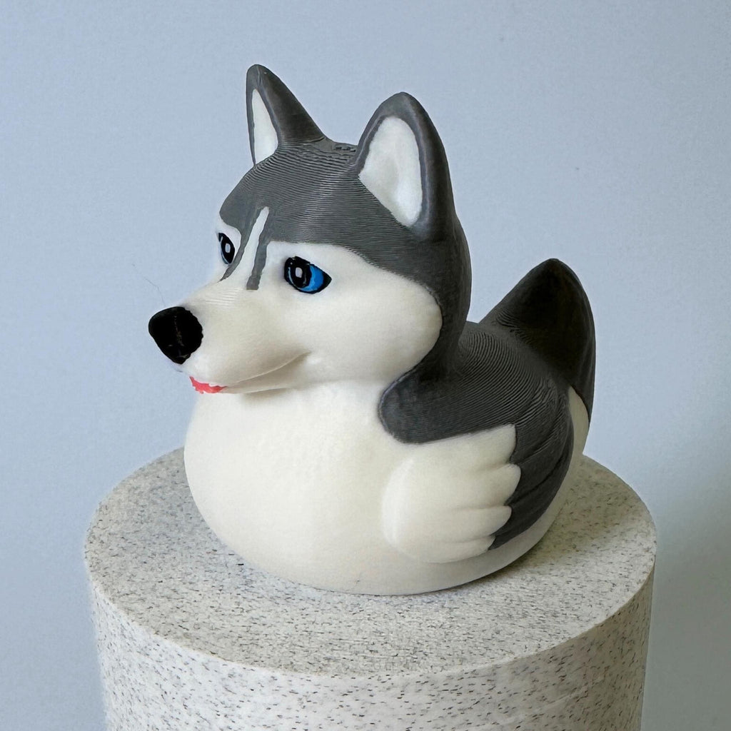 Husky Dashboard Duck Vehicle Decoration 4x4 Accessory Dog Themed Adventure Gift Alaska Cruise Hide Seek Surprise Desk Decor Gift for Him
