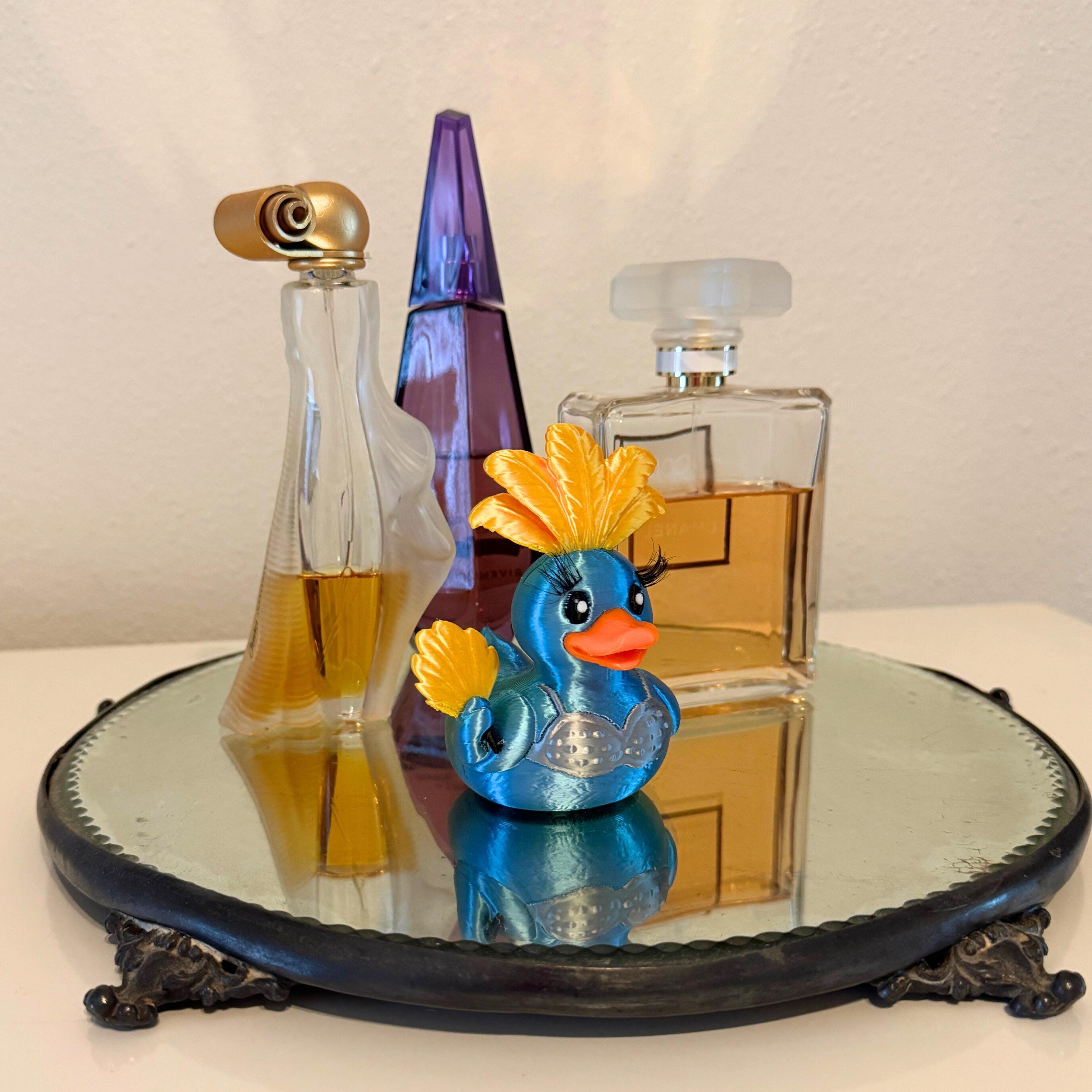 Music Duck Collectible Concert Themed Shelf Display Piece Decoration Inspired Pop Culture Memorabilia Gift Teen Bedroom Accessory Showgirl