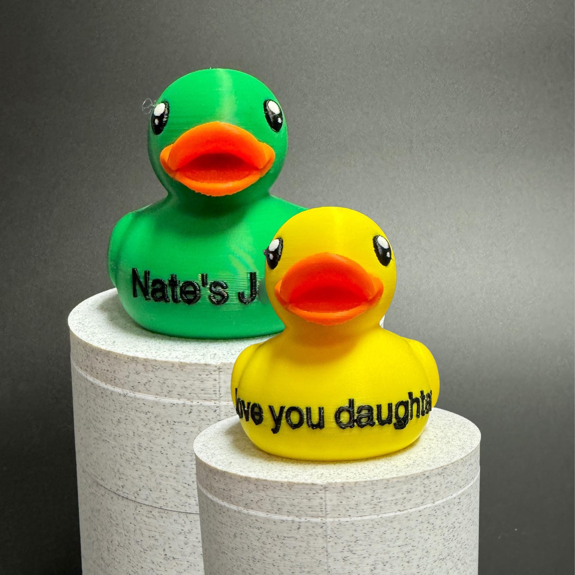Custom Dashboard Duck Vehicle Decoration Birthday Present Sweet Sixteen 4x4 Accessory 3D Automobile Interior Novelty Item Colorful Personal