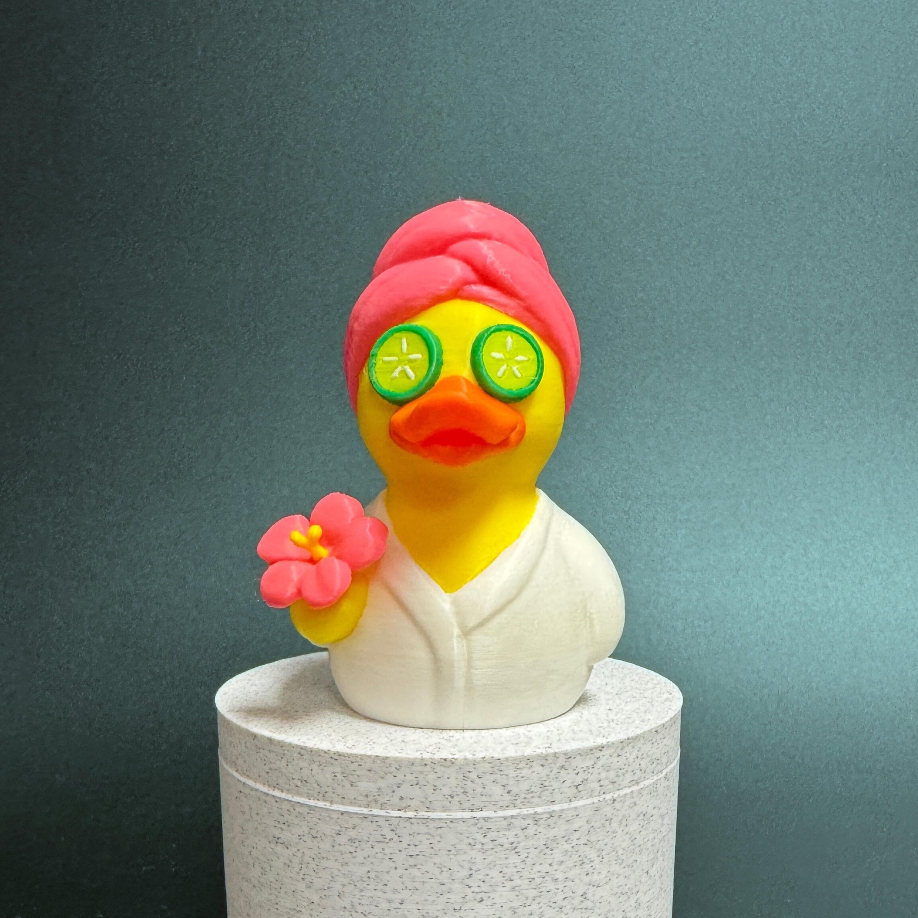Spa Duck - Cruise Hide Seek Game Gift Bon Voyage Present Self-Care Relaxation Bathroom Decor