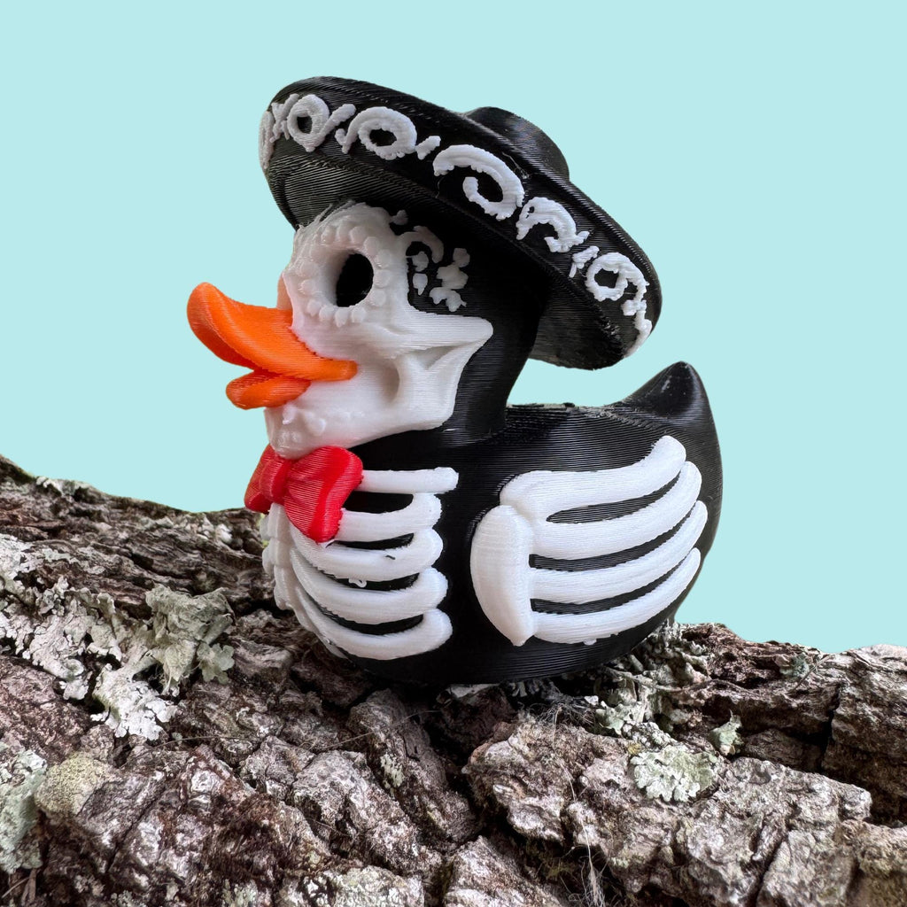 Skeleton Mariachi Duck | Día de los Muertos Collectible, Dashboard Decoration & 4x4 Ducking Gift