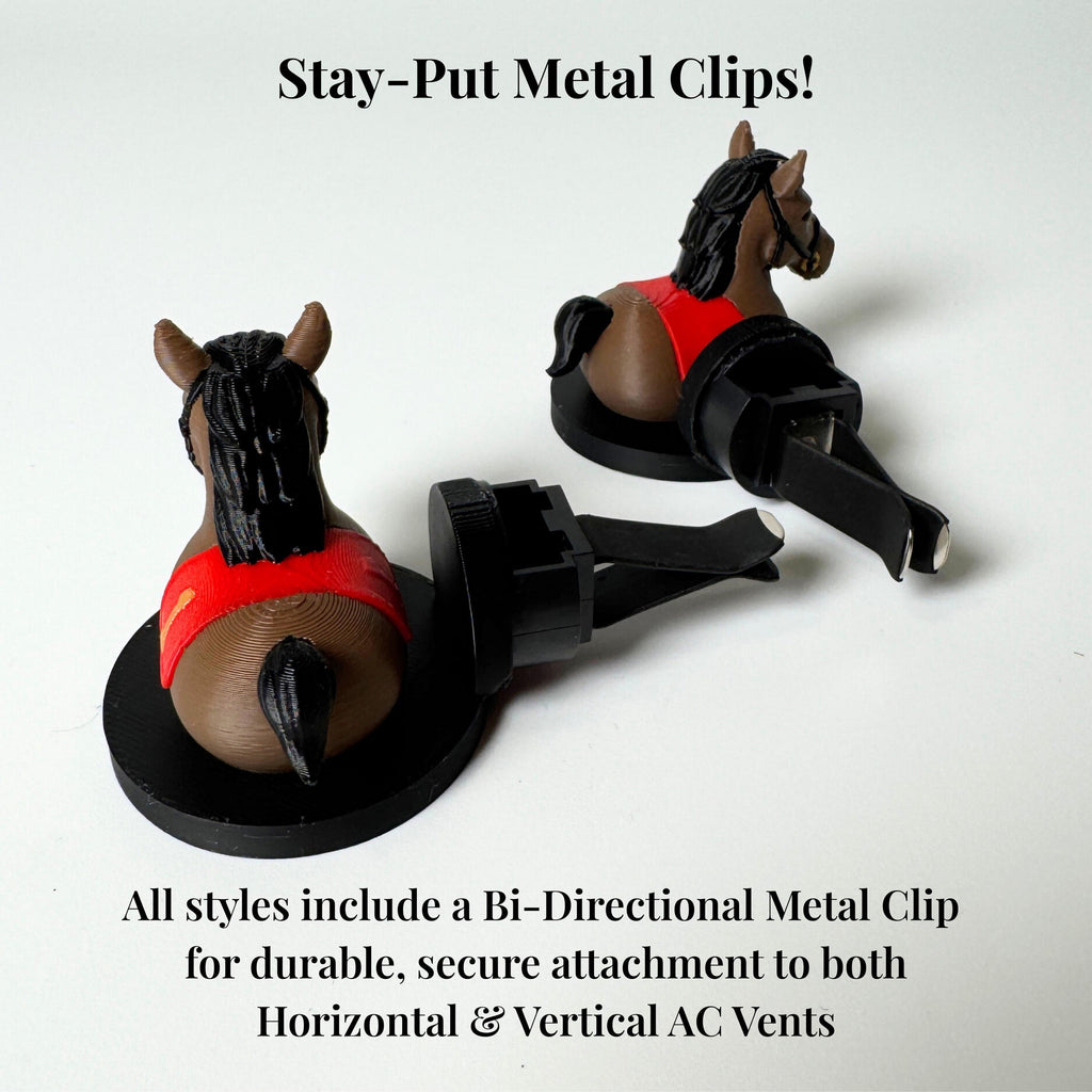 Racehorse Vent Clip Air Freshener for Car & Home