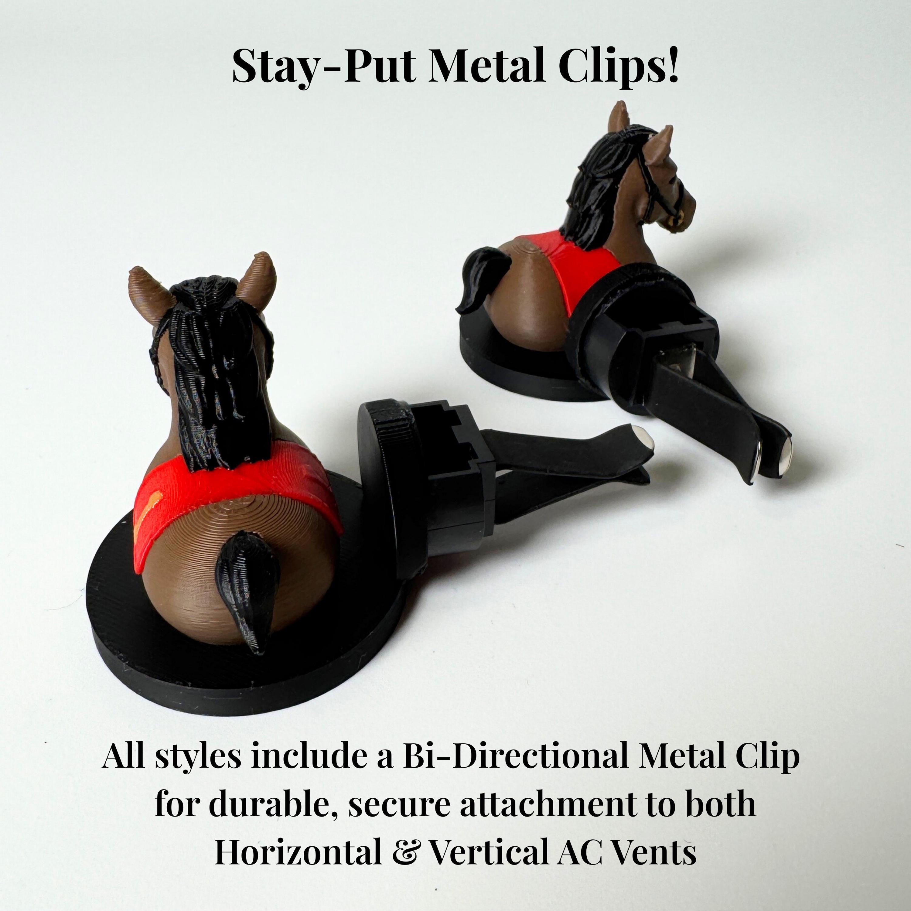 Racehorse Vent Clip Air Freshener for Car & Home