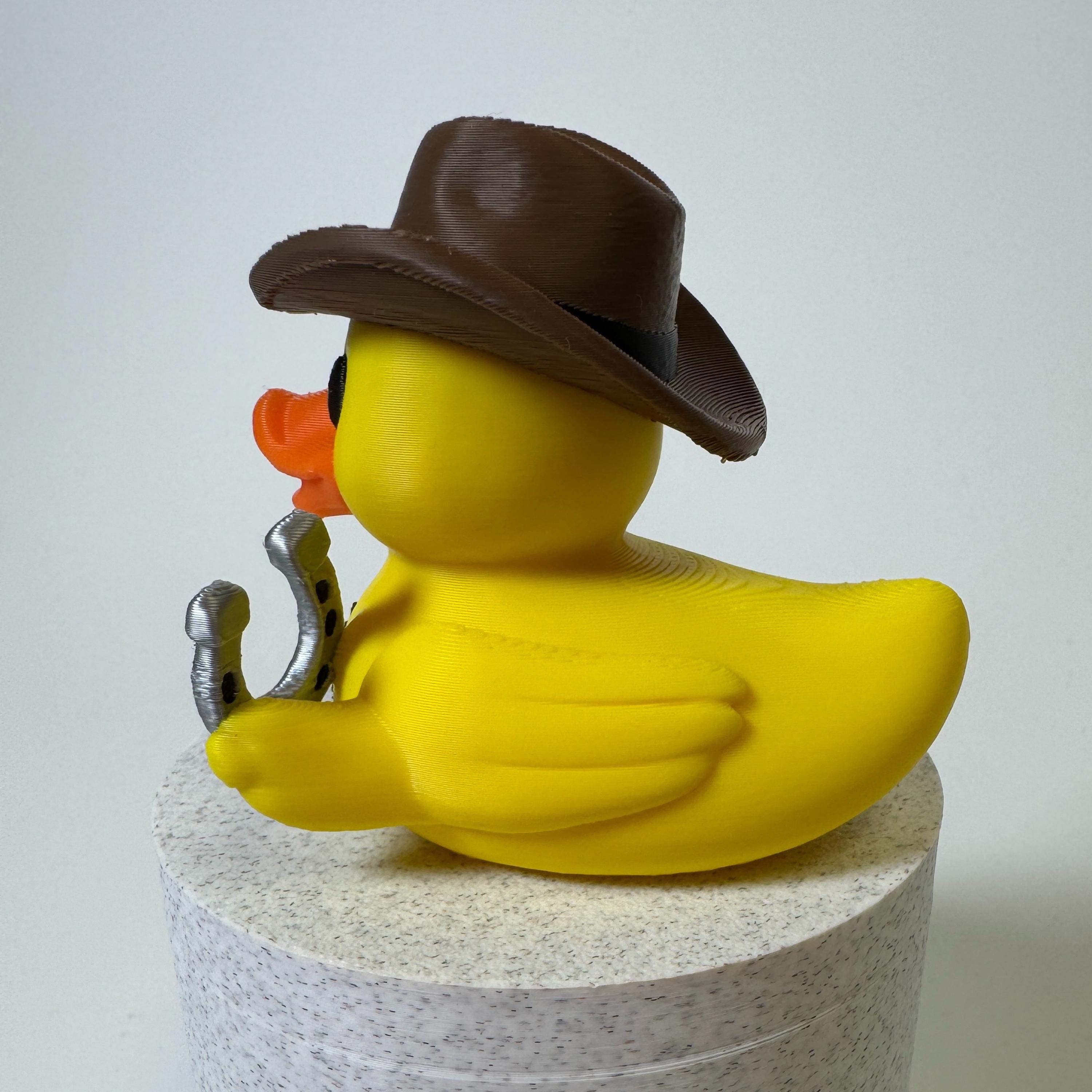 Lucky Cowboy Duck | Good Luck Charm, Western Party Favor, Dashboard Decoration & 4x4 Ducking Gift