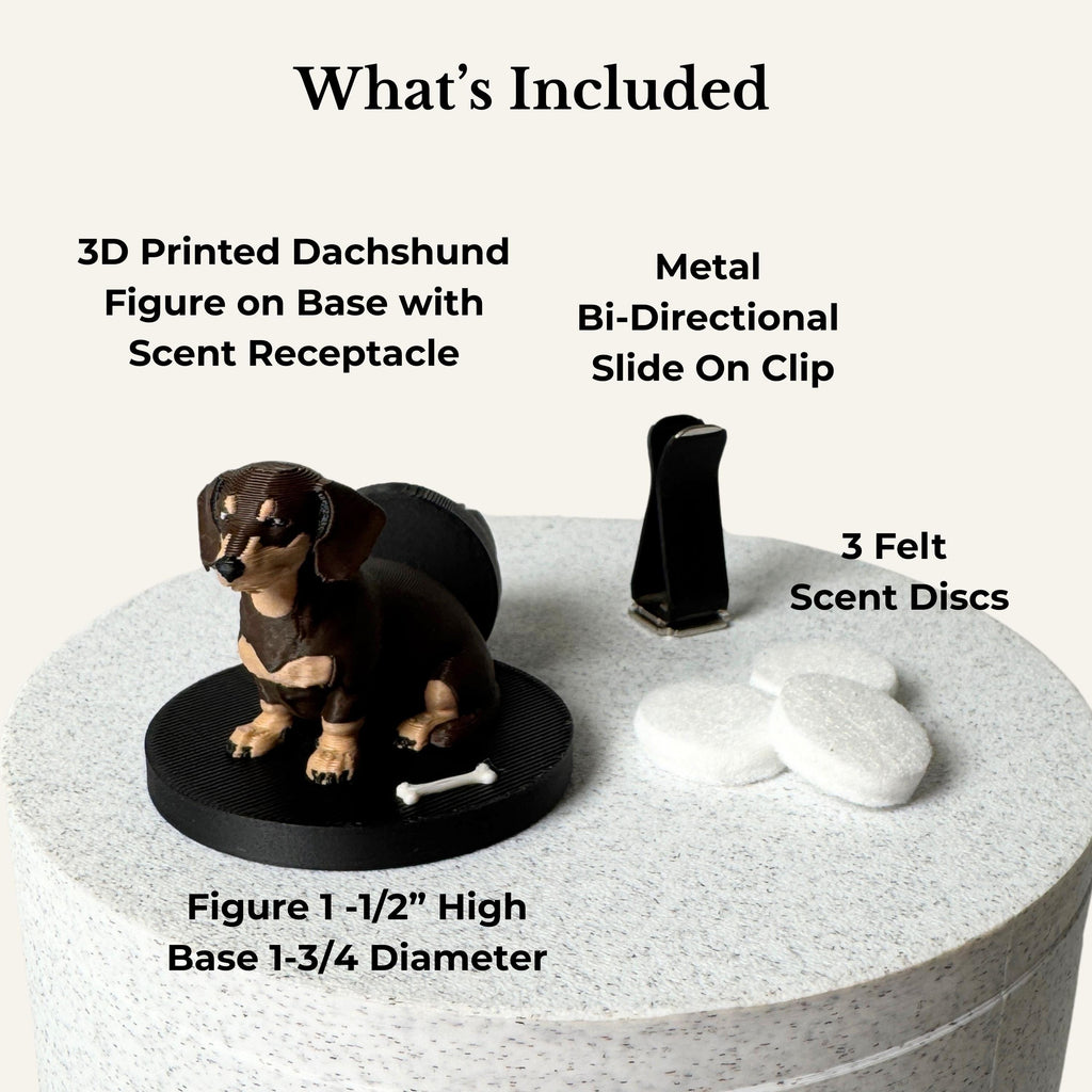 Dachshund Vent Clip Air Freshener for Car & Home
