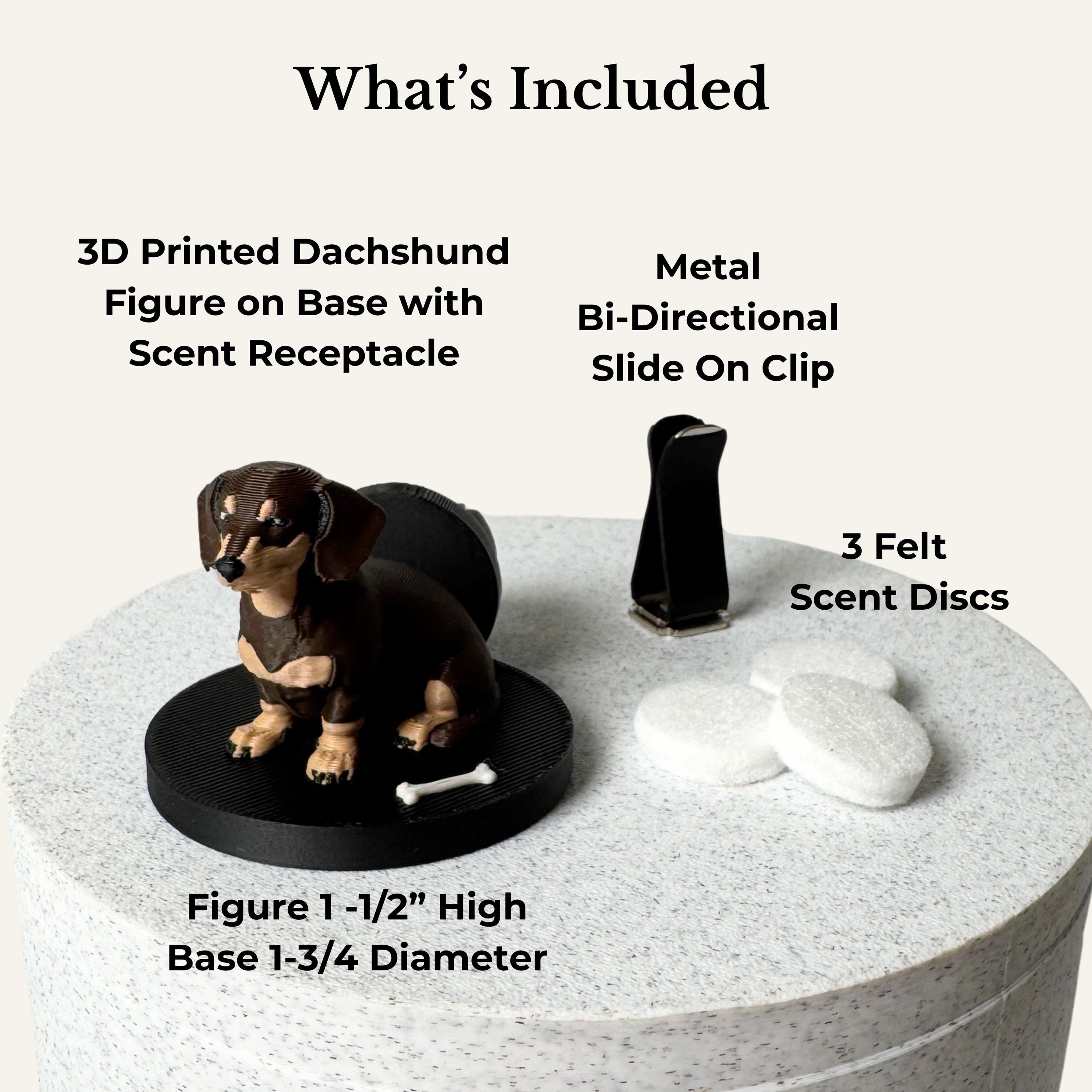 Dachshund Vent Clip Air Freshener for Car & Home