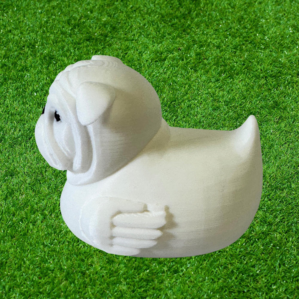 Bulldog Dashboard Duck Vehicle Ornament Georgia Fan Decoration Gift English Collectible Toy 4x4 Ducking Accessory Car Figure Team Cruise