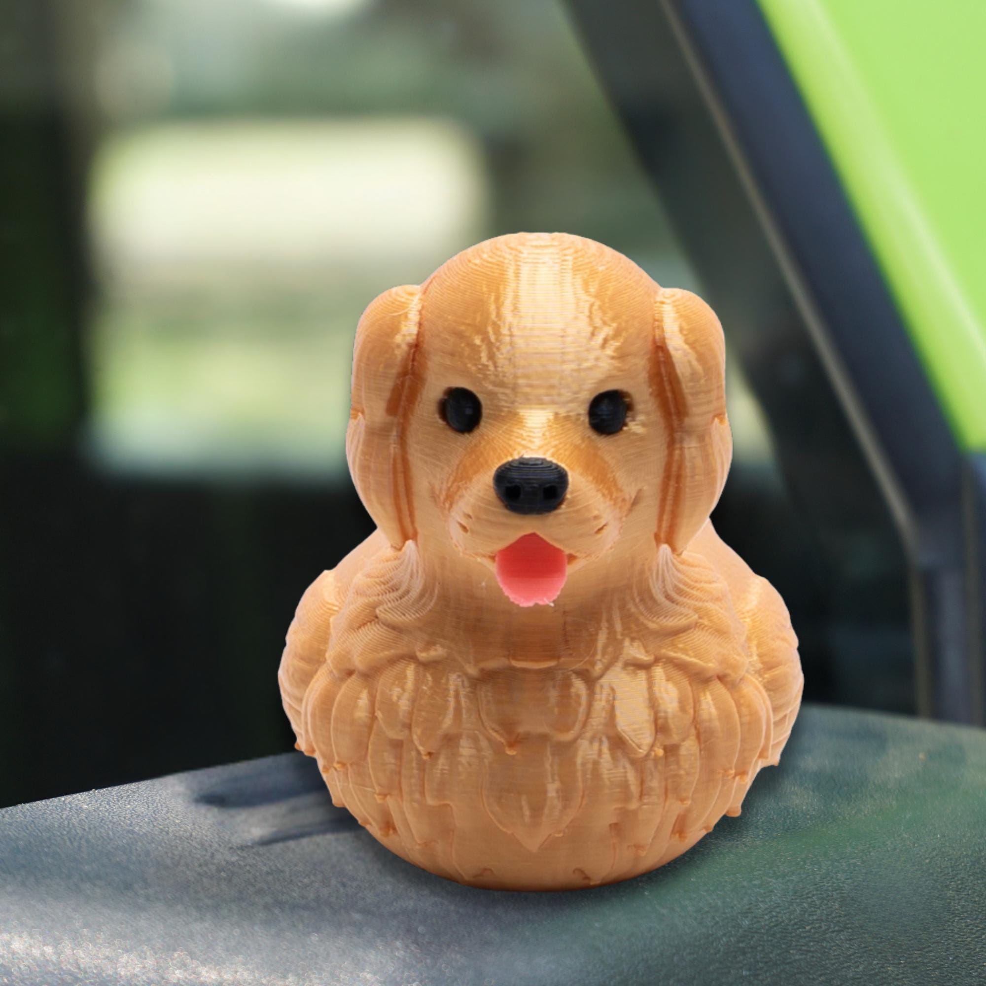 Golden Retriever Duck Offroad Gift 4x4 Accessory Dashboard Decoration Vehicle Ornament Dog Breed Puppy Present Pet Enthusiast Car Duck Gifts