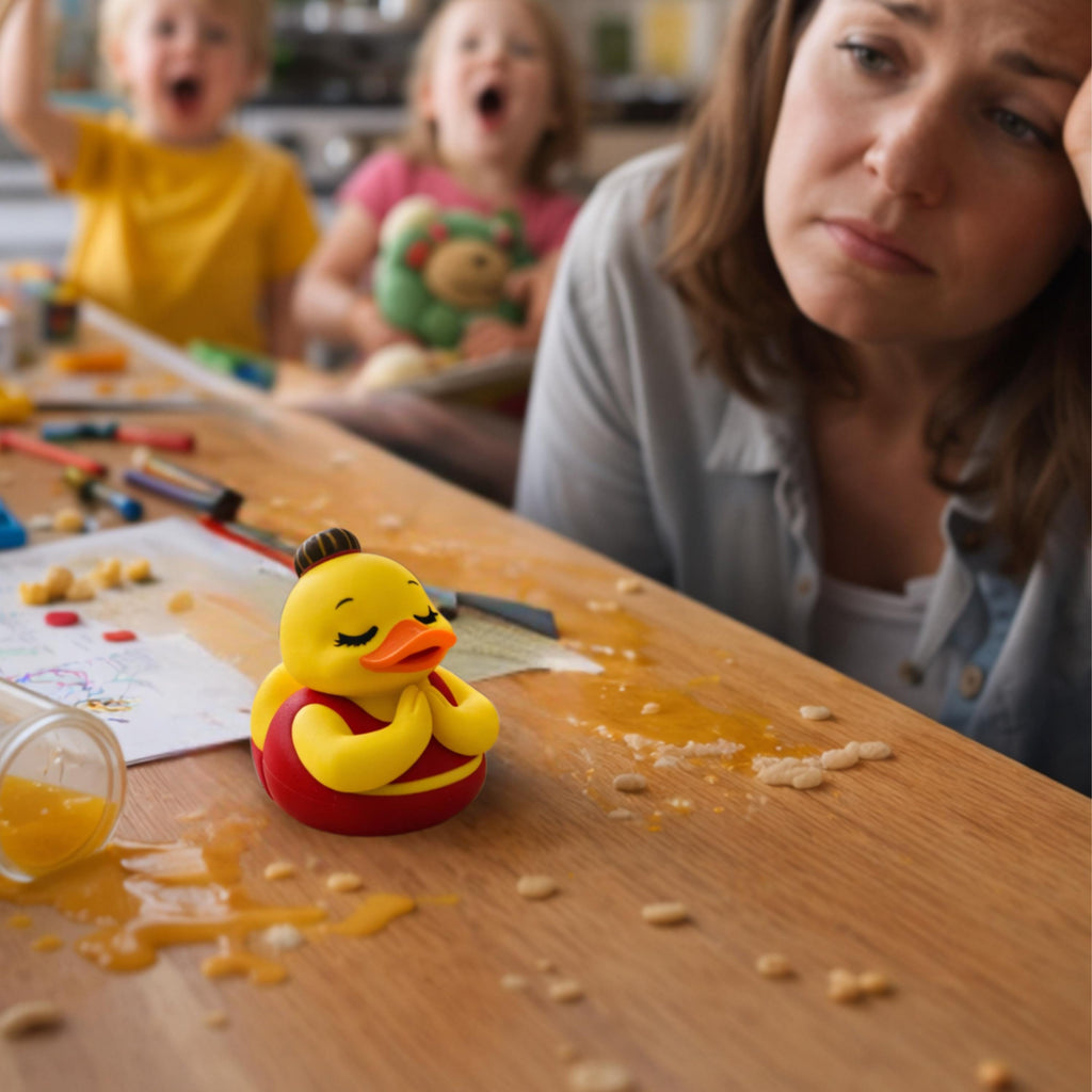 Yoga Duck | Fitness Gift, Zen Desk Buddy, Dashboard Decoration & 4x4 Ducking Accessory