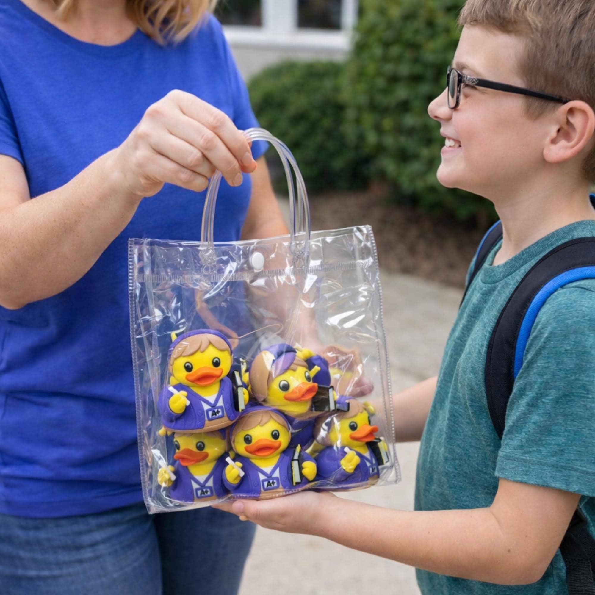 Teacher Duck | Teacher Appreciation Gift, Classroom Decor, 4x4 Ducking & Cruise Hide & Seek