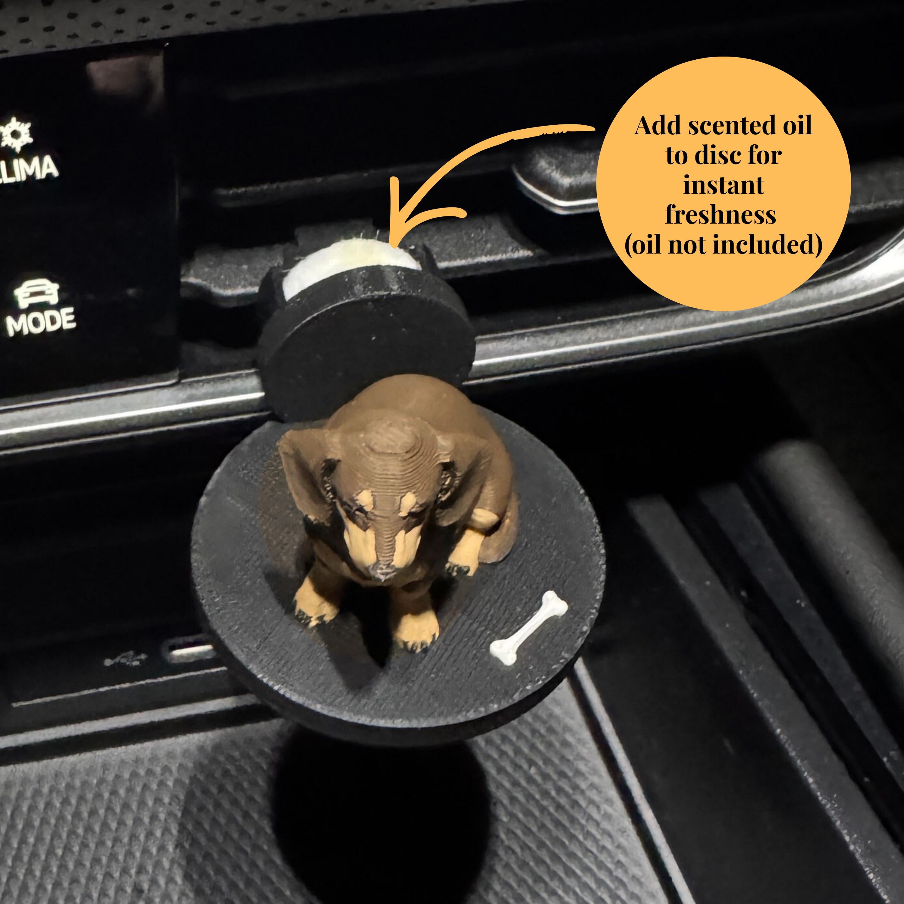 Dachshund Vent Clip Air Freshener for Car & Home
