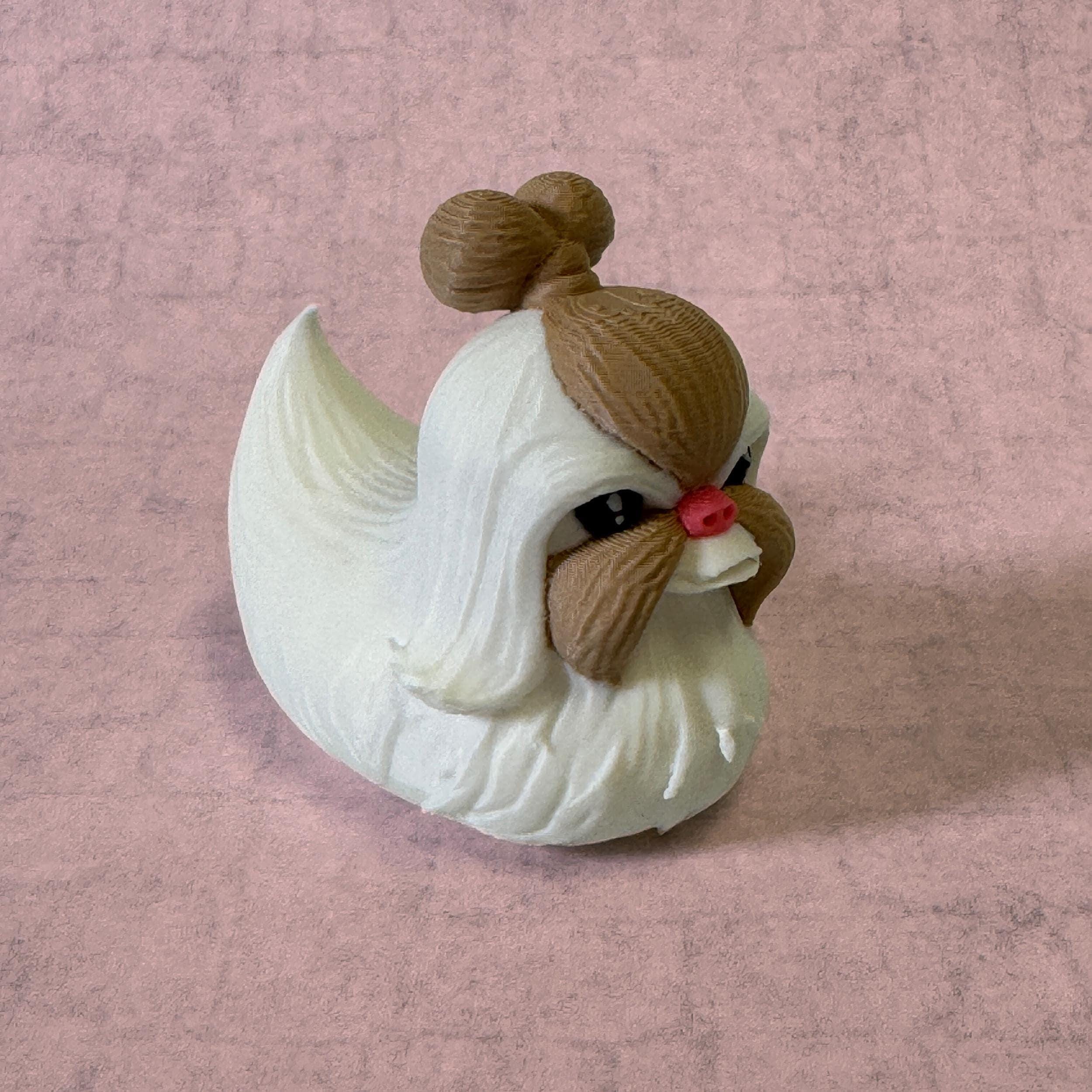 Shih Tzu Duck Cruise Gift Idea Present Vacation Surprise Toy Novelty Hide Seek Game Fun Travel Cabin Accessory Decoration Ship Dog Duck Gift
