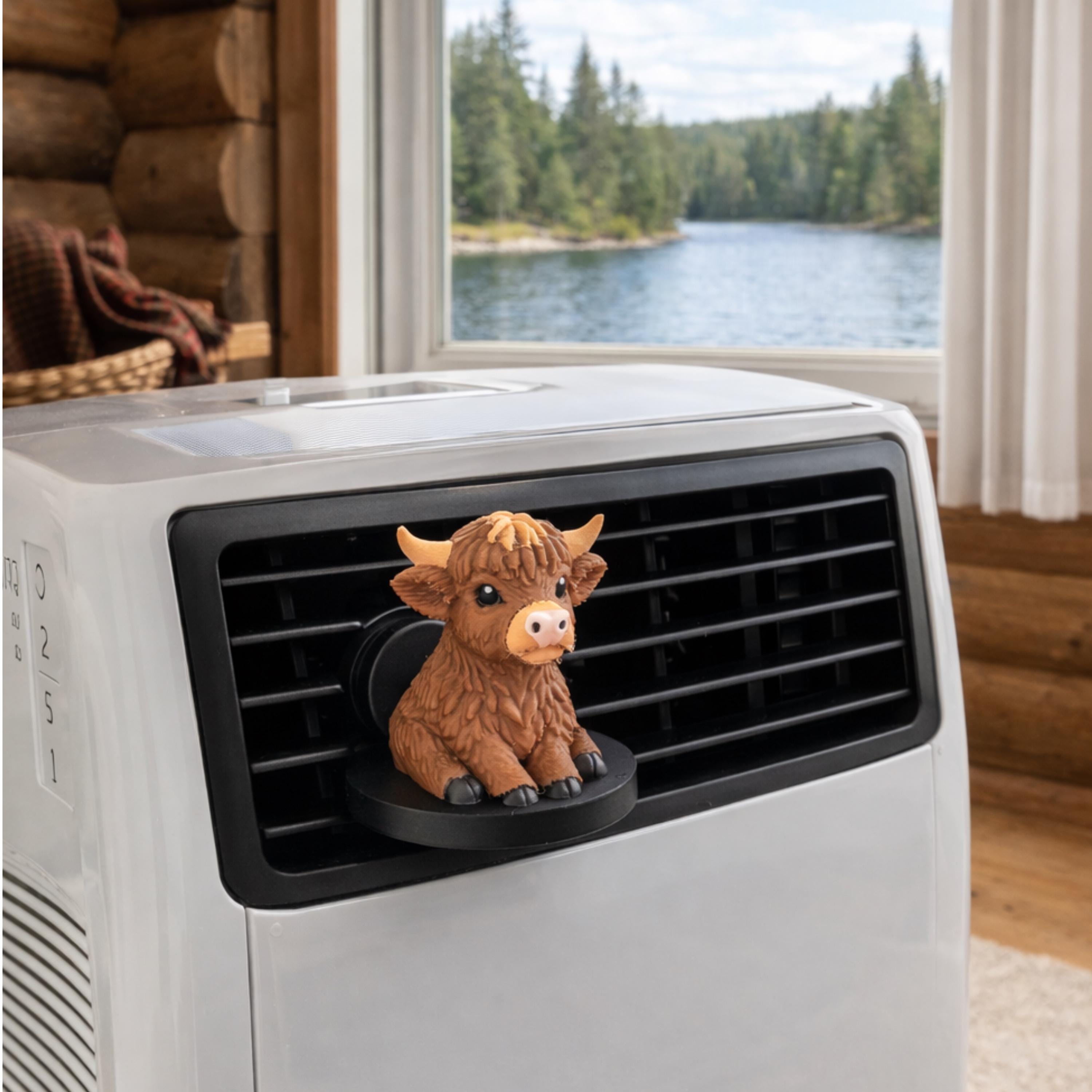 Highland Cow Vent Clip Air Freshener for Car & Home AC