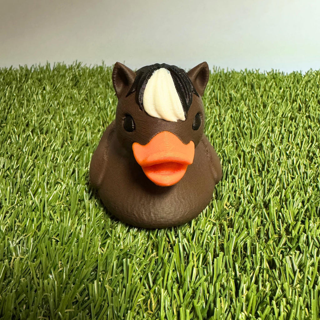 Horse Duck - Farm Animal Gift & 4x4 Ducking Dashboard Decoration Western Rodeo Party Favor Country Decor