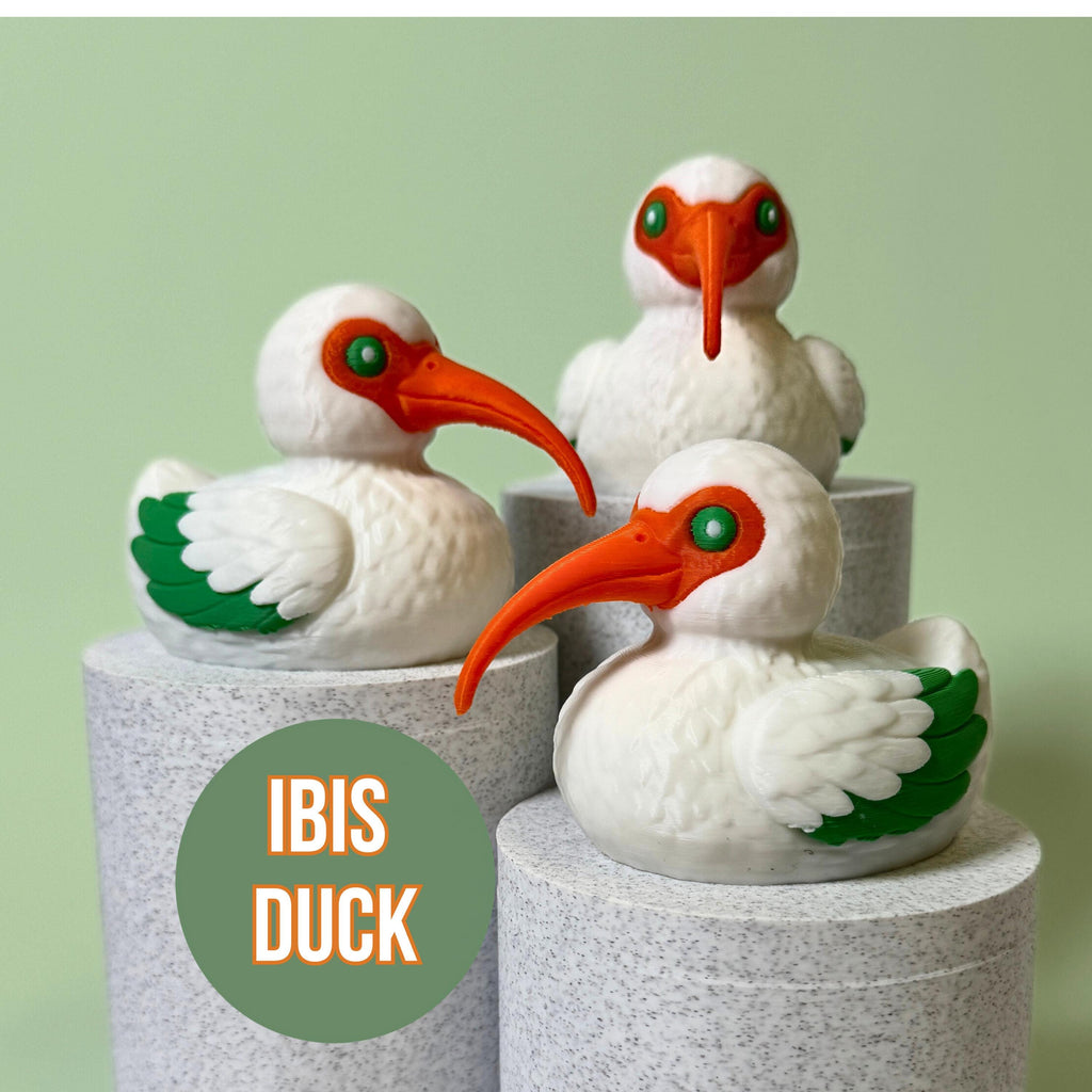 Canes Ibis Duck Gift Hurricanes Fan University Football Team Duck Ibis Mascot Dashboard Ornament Car Decoration Graduation Present Miami