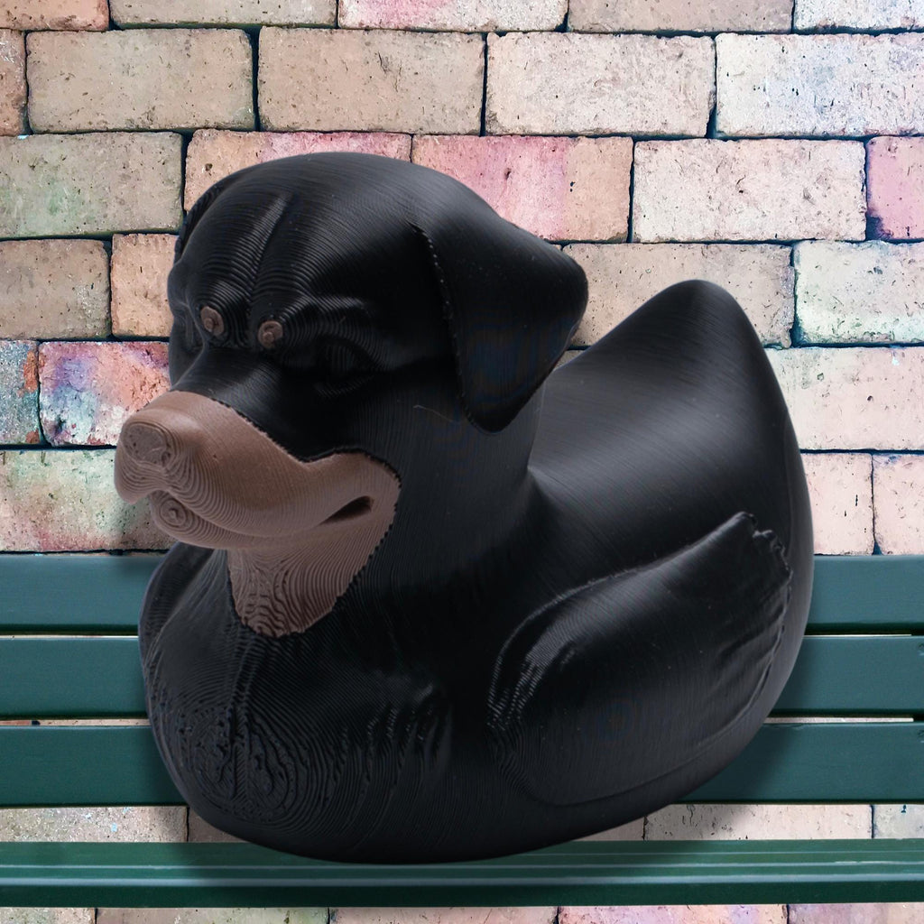 Rottweiler Duck 4x4 Ducking Gift Idea Dog Lover Birthday Present Cake Topper Themed Dashboard Decoration Vehicle Accessory Offroad Fun Duck