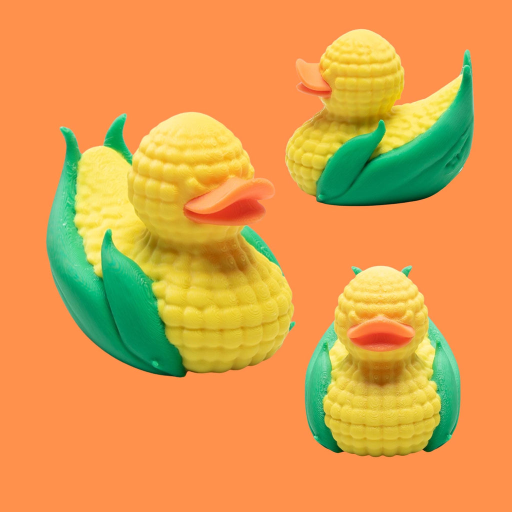 Corn Duck - Farm Gift & 4x4 Ducking Dashboard Decoration Thanksgiving Party Favor Country Harvest Decor