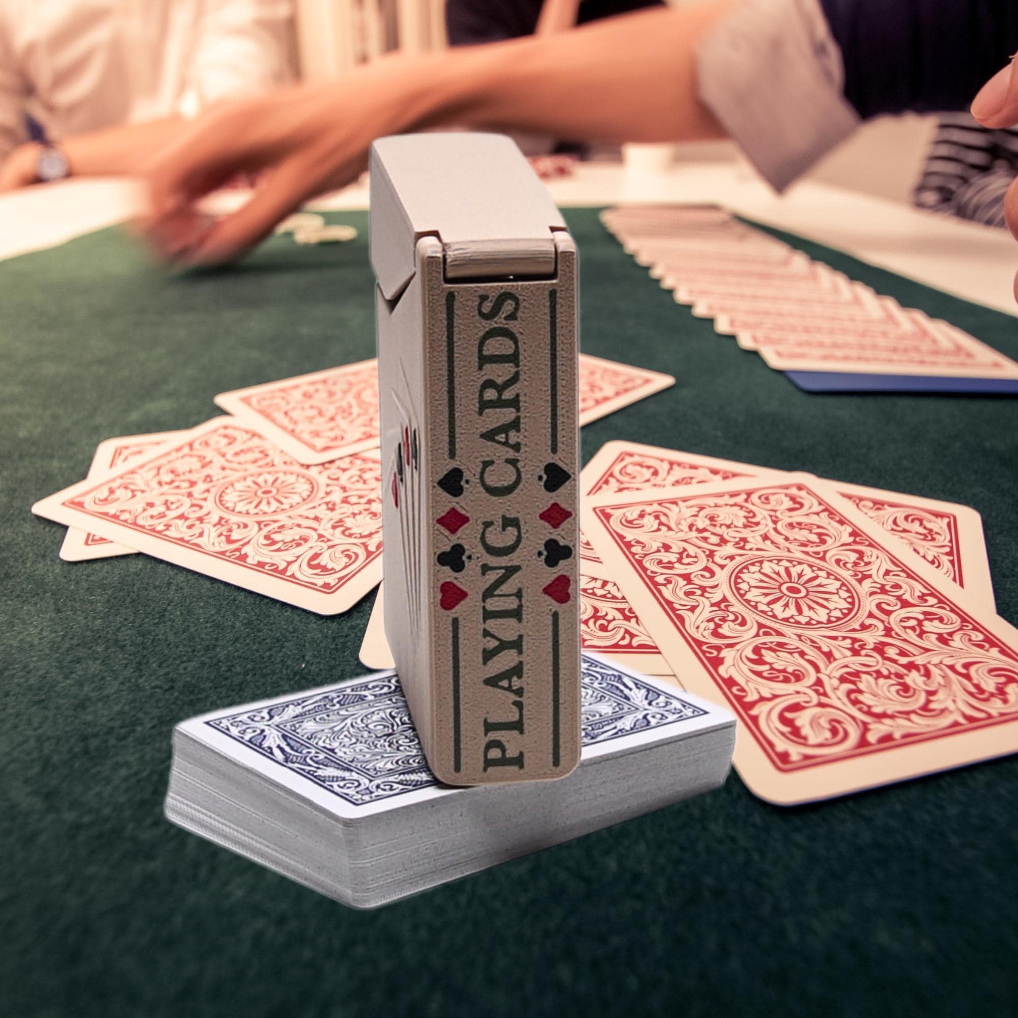 Playing Card Case Travel Game Night Protection Poker Deck Storage Solution Compact Design Portable Container Kids Game Car Travel Cruise