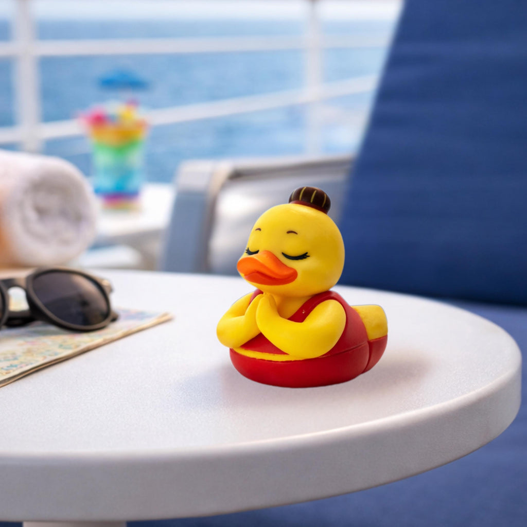 Yoga Duck | Fitness Gift, Zen Desk Buddy, Dashboard Decoration & 4x4 Ducking Accessory