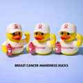 Breast Cancer Duck Dashboard Custom Thank You Accessory Thoughtful Gift Survivor Warrior Supporter Pink Ribbon Awareness Patient Keepsake