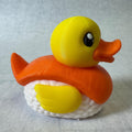 Salmon Sushi Duck Cute 3D Printed Desk Decor Kawaii Foodie Gift Unique Foodie Present Japanese Cuisine Party Favor