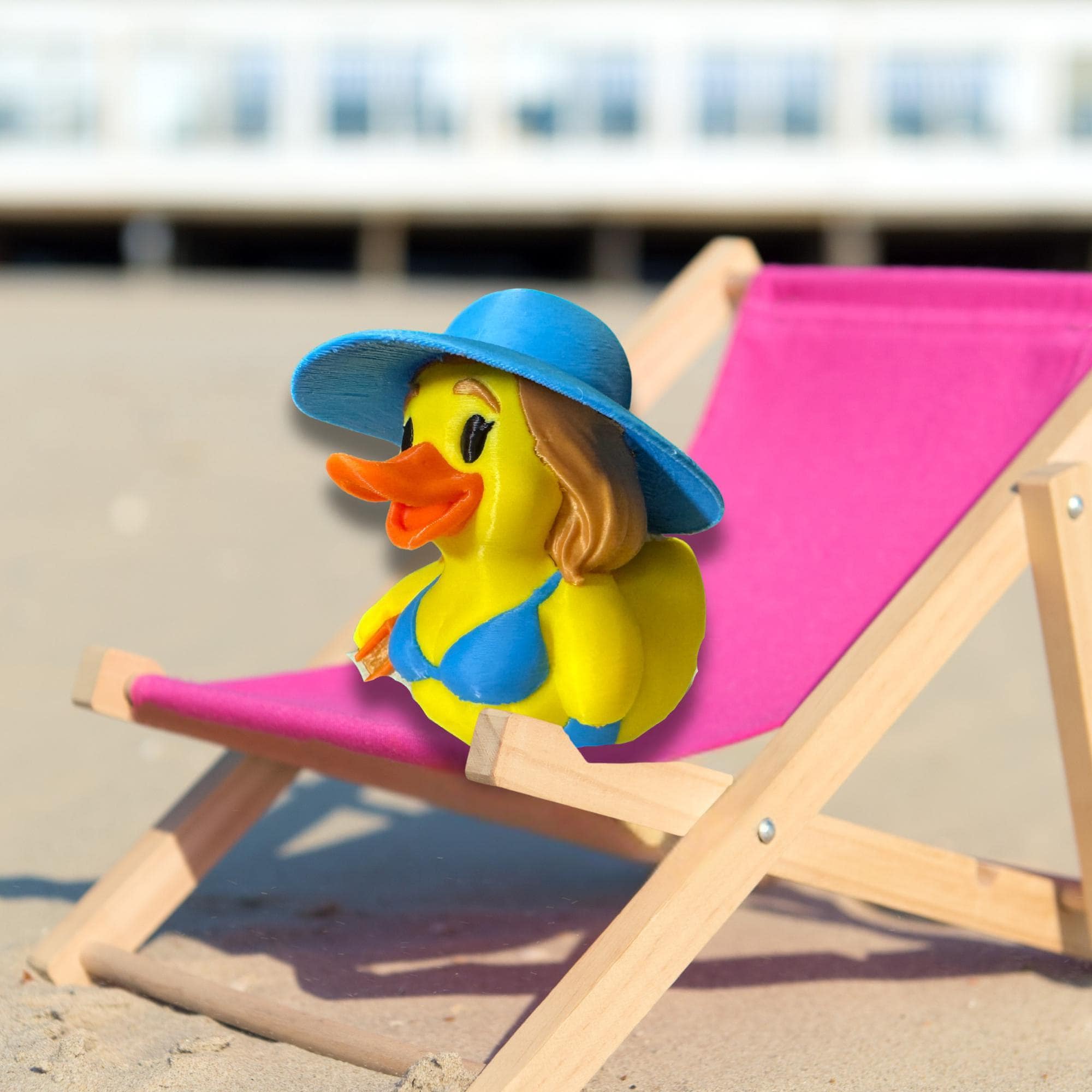 Bikini Duck - Cruise Hide Seek Game Gift Bon Voyage Present Book Lover Sunbathing Vacation Souvenir