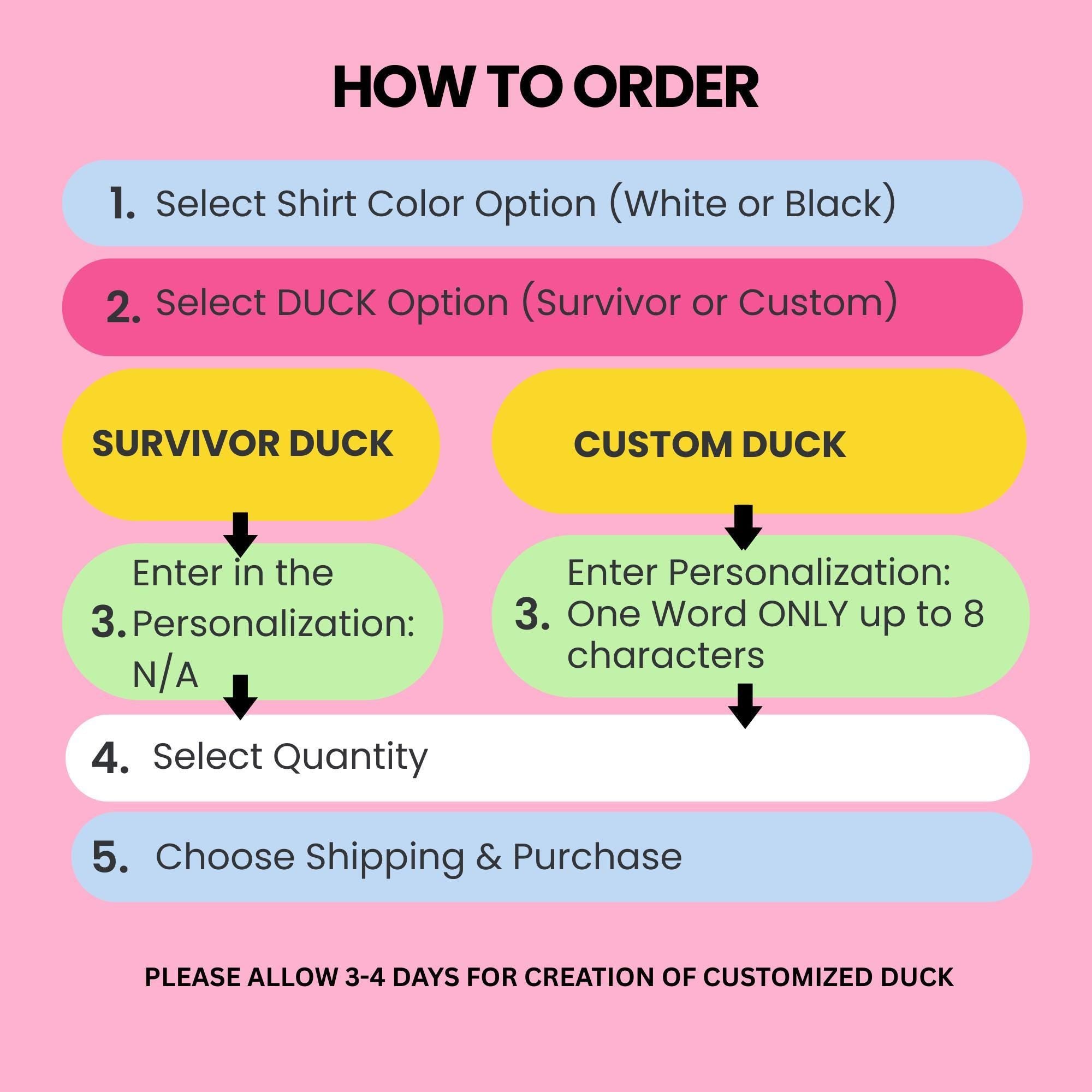 Breast Cancer Duck Dashboard Decoration Custom Thank You Accessory Thoughtful Gift Survivor Support Pink Ribbon Awareness Patient Keepsake