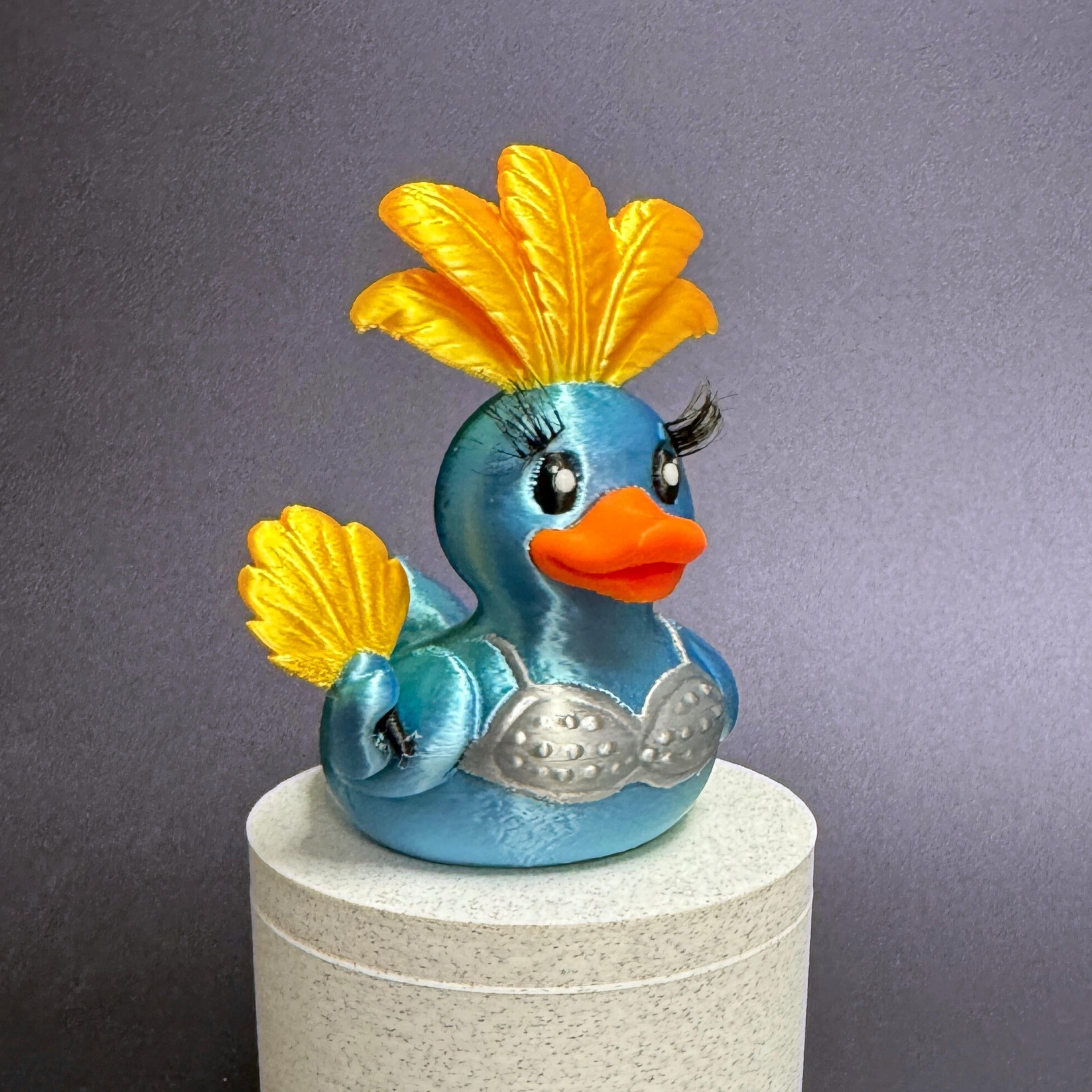 Music Duck Collectible Concert Themed Shelf Display Piece Decoration Inspired Pop Culture Memorabilia Gift Teen Bedroom Accessory Showgirl