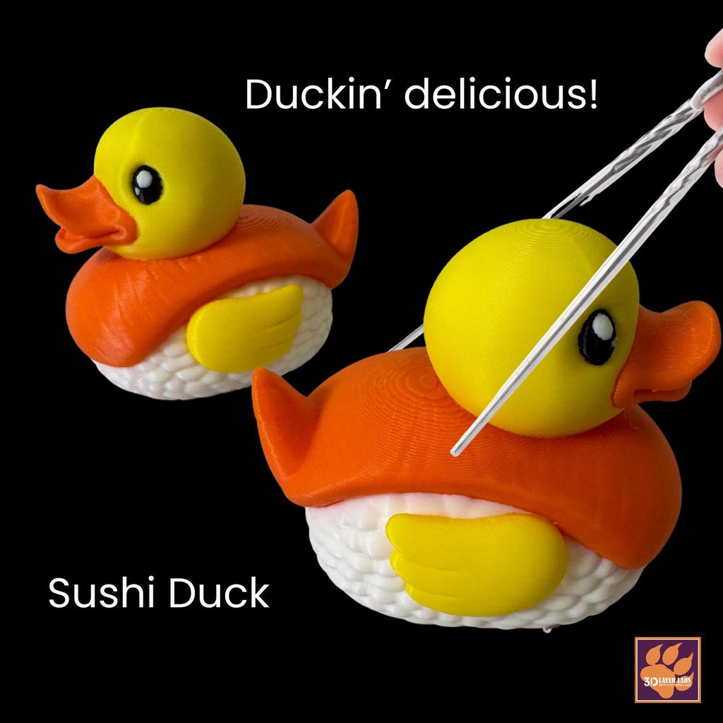Sushi Duck | Funny Dashboard Decoration, 4x4 Ducking Gift, Cruise Hide & Seek & Birthday Party Favor