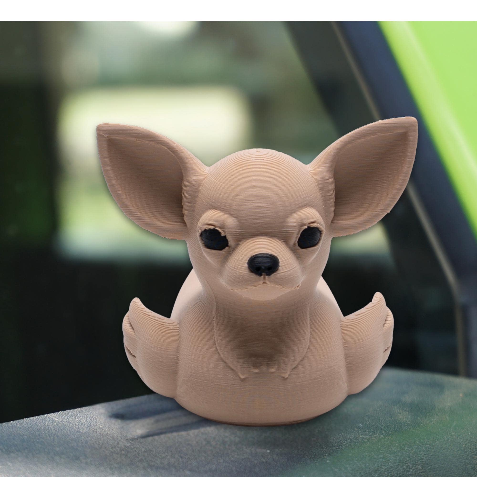 Chihuahua Duck Toy 4x4 Dashboard Decoration Trail Riding Accessory Collectible Dog Ornament Vehicle Party Favor Pet Owner Present Gift