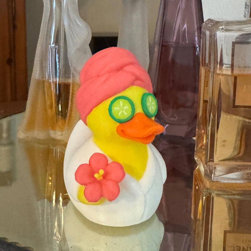 Spa Duck - Cruise Hide Seek Game Gift Bon Voyage Present Self-Care Relaxation Bathroom Decor
