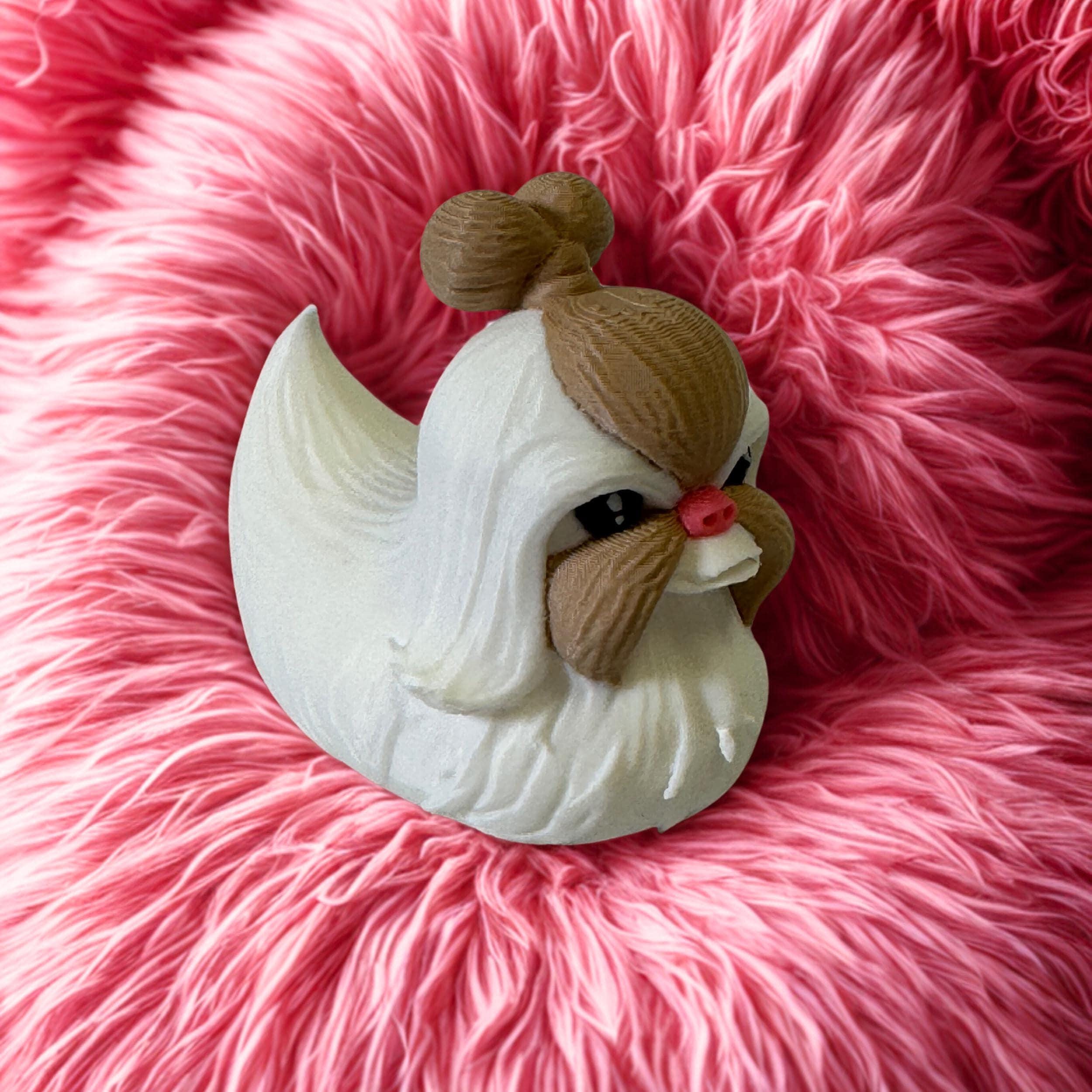 Shih Tzu Duck Cruise Gift Idea Present Vacation Surprise Toy Novelty Hide Seek Game Fun Travel Cabin Accessory Decoration Ship Dog Duck Gift