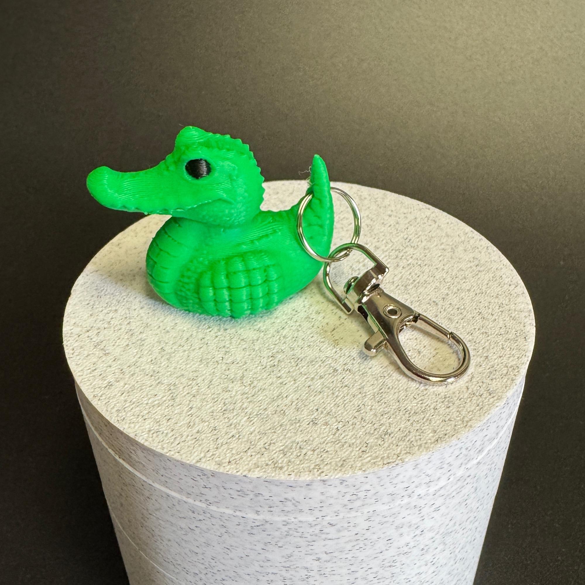 Mini Duck Keychain | Cute Bag Charm, Backpack Zipper Pull, Cruise Souvenir & Ducking Gift