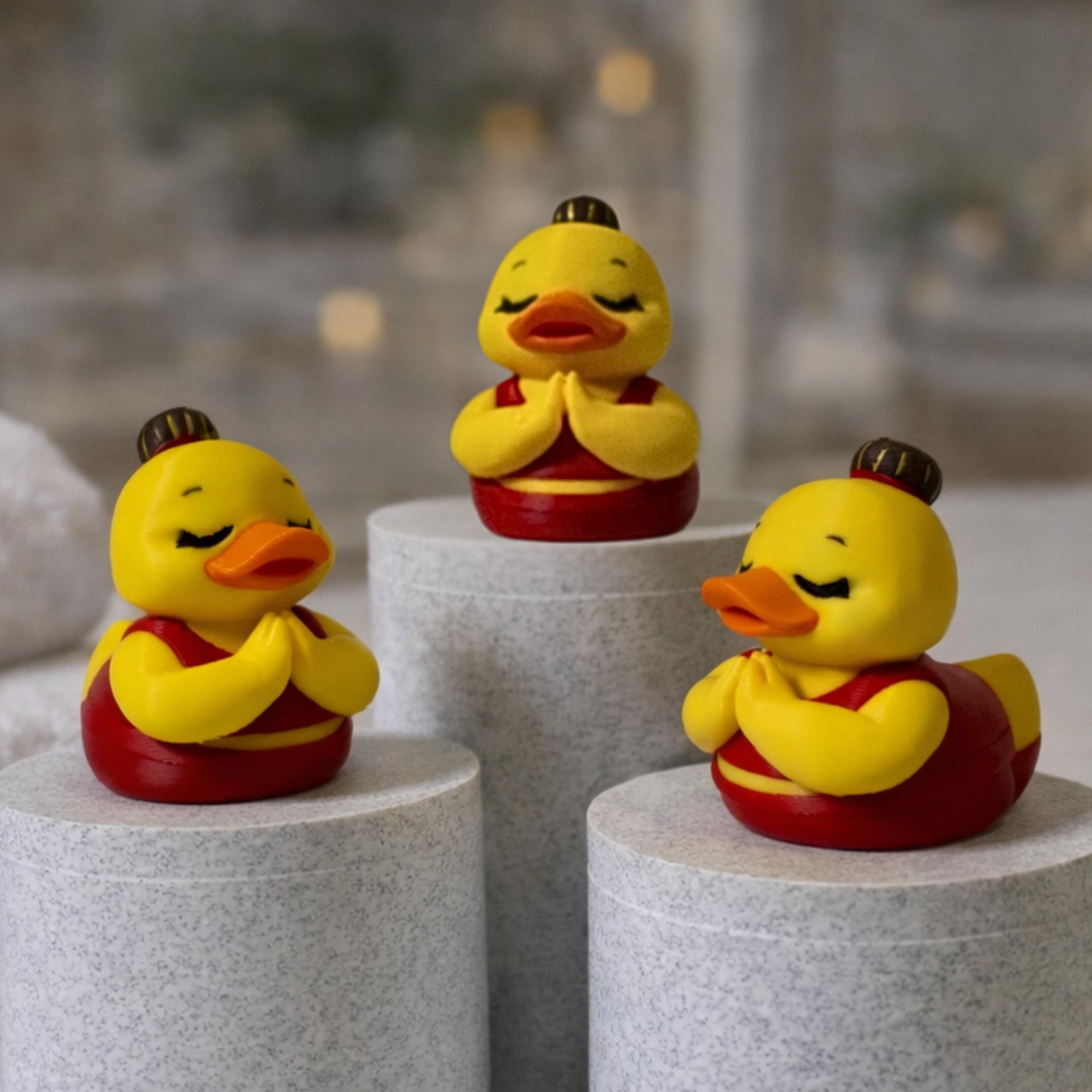 Yoga Duck | Fitness Gift, Zen Desk Buddy, Dashboard Decoration & 4x4 Ducking Accessory