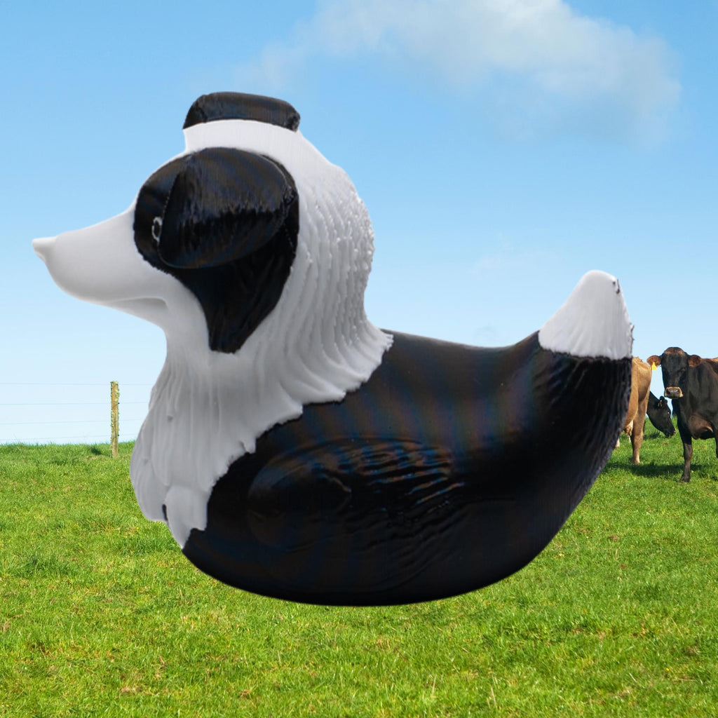 Border Collie Duck Duck Tradition Vehicle Ducking Cruise Gift Idea Dashboard Decoration Dog Accessory Trail Riding Cowboy Themed Country Toy Farm
