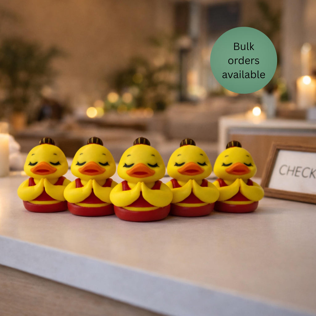Yoga Duck | Fitness Gift, Zen Desk Buddy, Dashboard Decoration & 4x4 Ducking Accessory