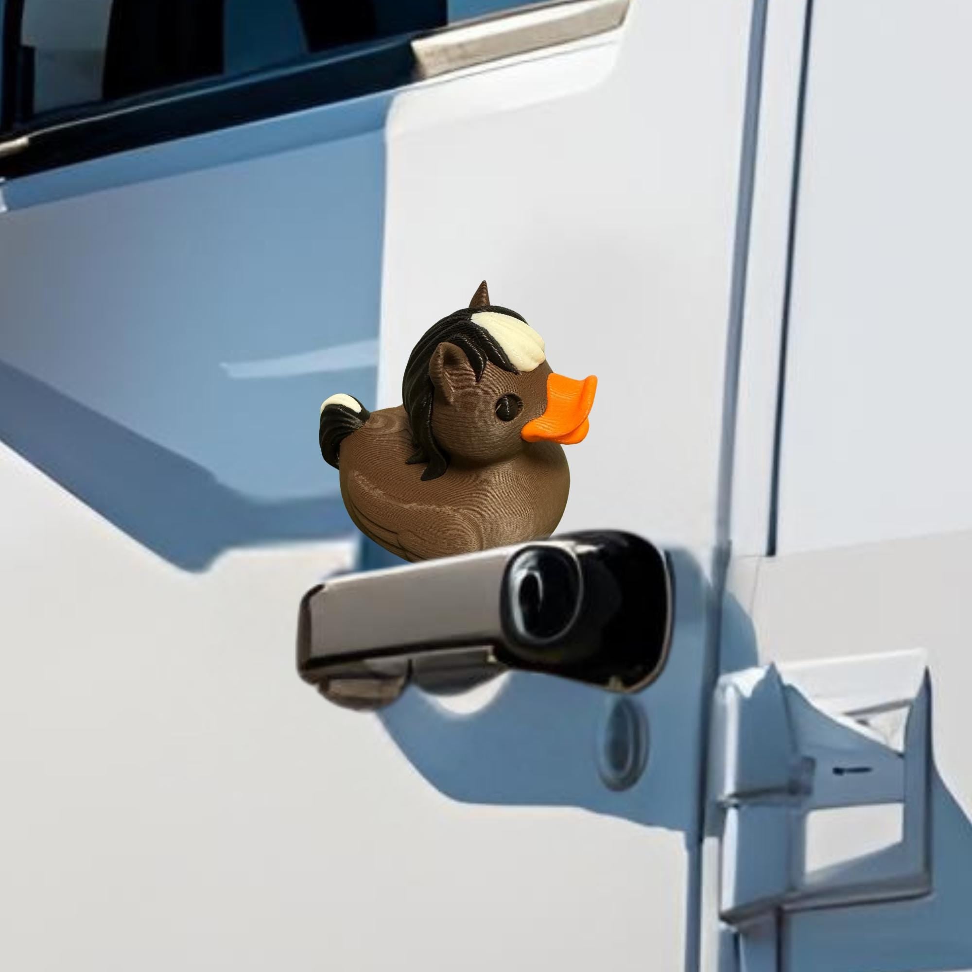 Horse Duck - Farm Animal Gift & 4x4 Ducking Dashboard Decoration Western Rodeo Party Favor Country Decor