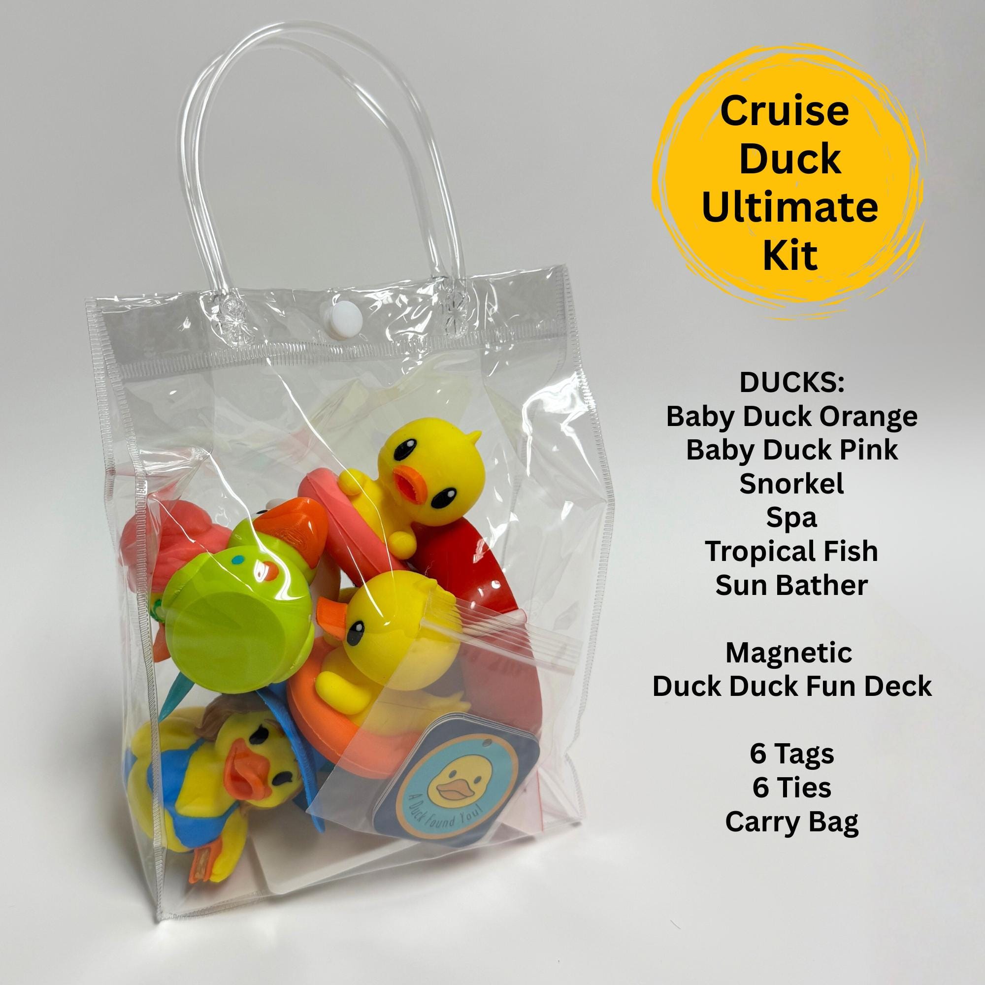 Cruise Duck Game Kit | Magnetic Fun Deck, Collectible Ducks & Vacation Activity Bundle