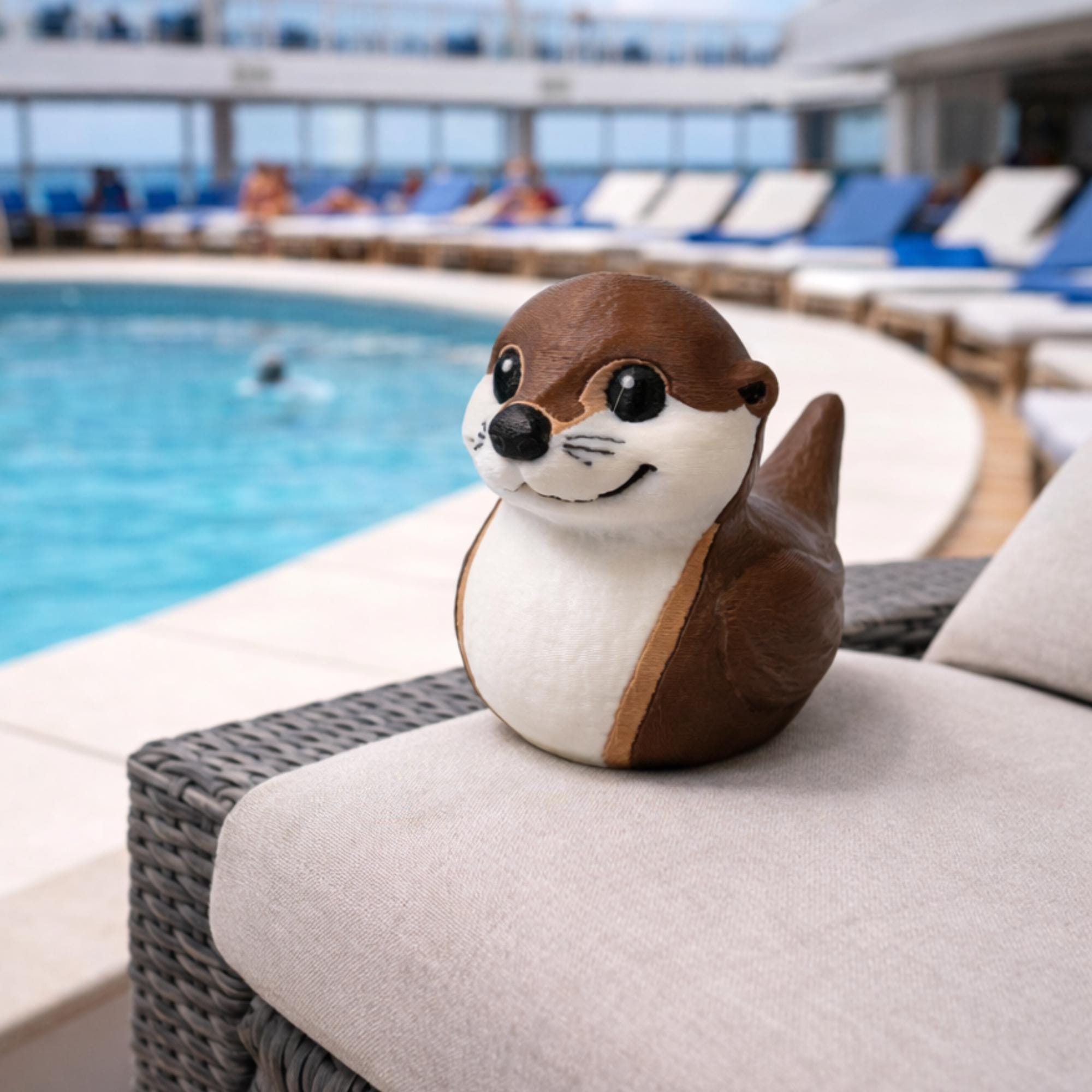 Otter Duck | 4x4 Ducking & Cruise Hide & Seek Gift, Dashboard Decoration & Cabin Decor