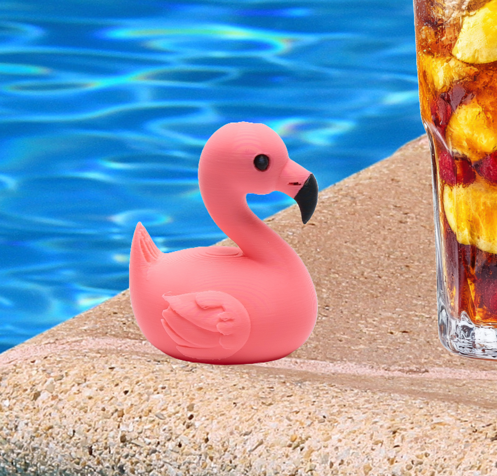 Flamingo Duck - Cruise Hide Seek Game & 4x4 Ducking Gift Dashboard Decoration Tropical Vacation Souvenir