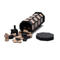 Waterproof Travel Game Chess Checkers Combination Portable Board Set Roll Up Design Compact Strategy Entertainment Vacation Essential Camping Activity Kit Durable Playing Pieces Backpack Friendly Size Travel Companion Outdoor Recreation