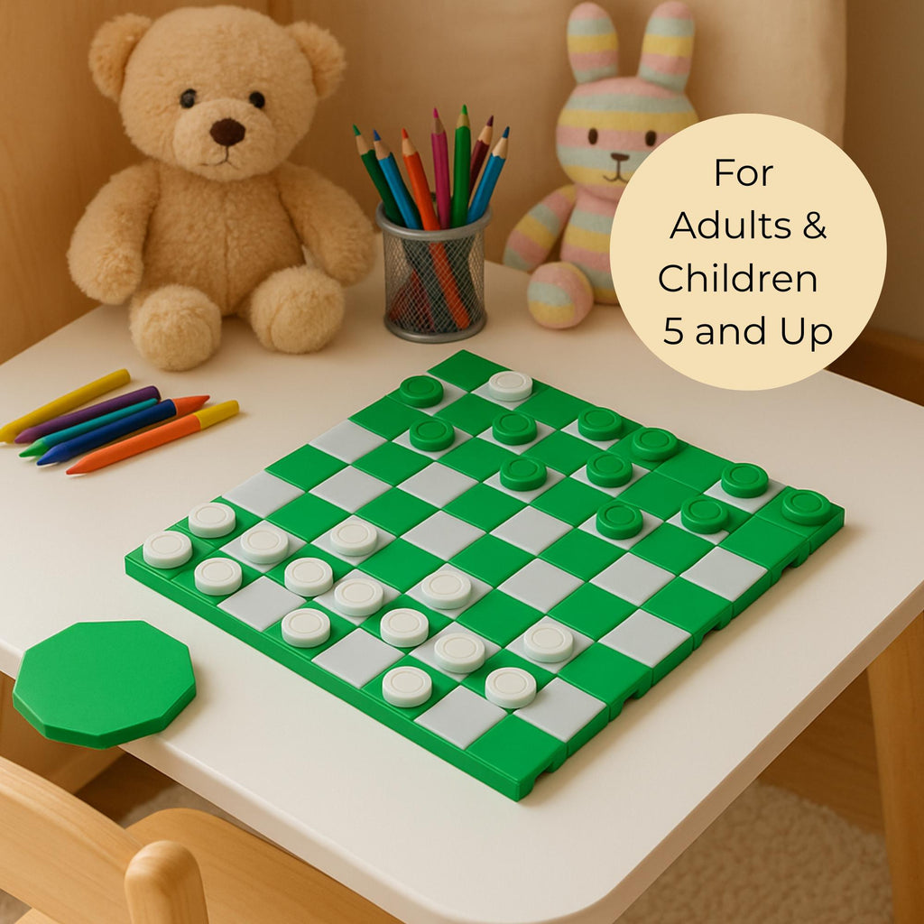 Travel Chess Set – Rollup Waterproof Chess Checkers Combo 5 Colors