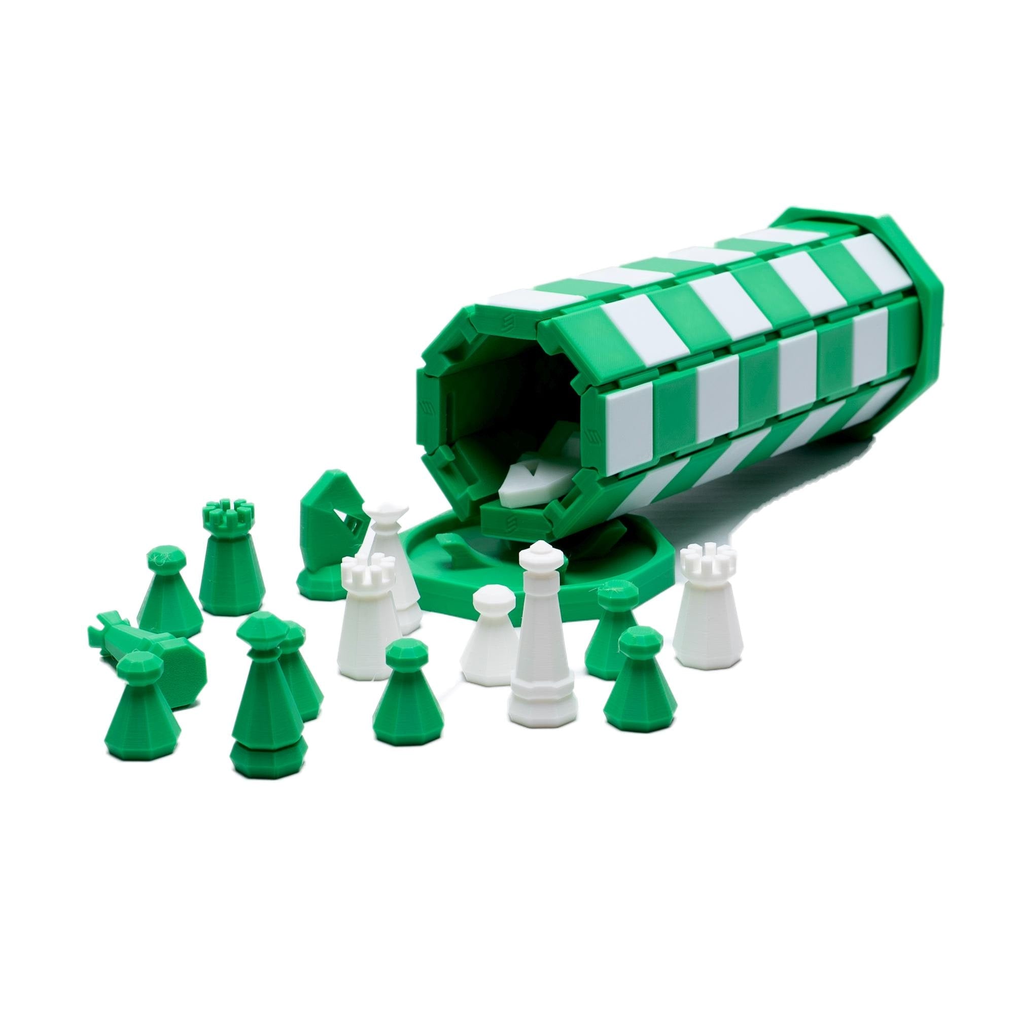 Travel Chess Set – Rollup Waterproof Chess Checkers Combo 5 Colors