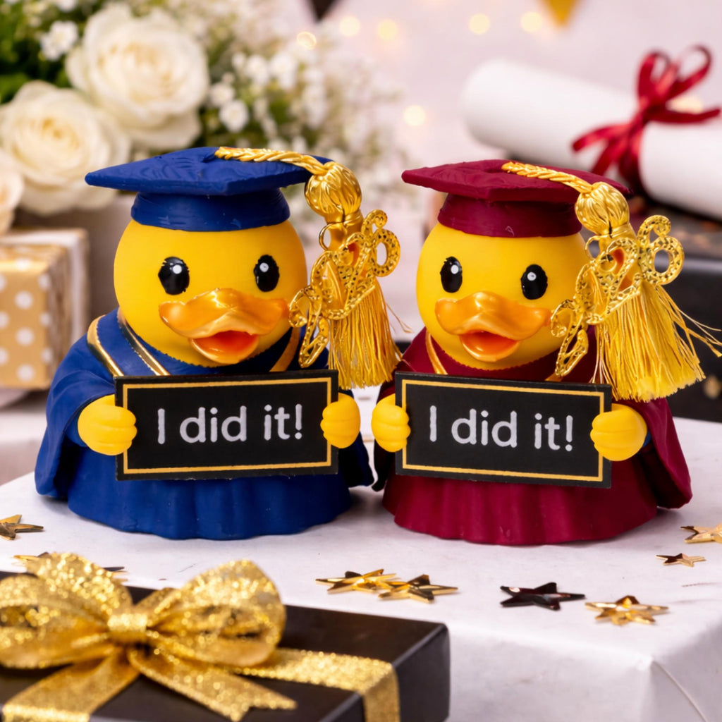 Graduation Duck Gift – College Keepsake with Custom Tassel